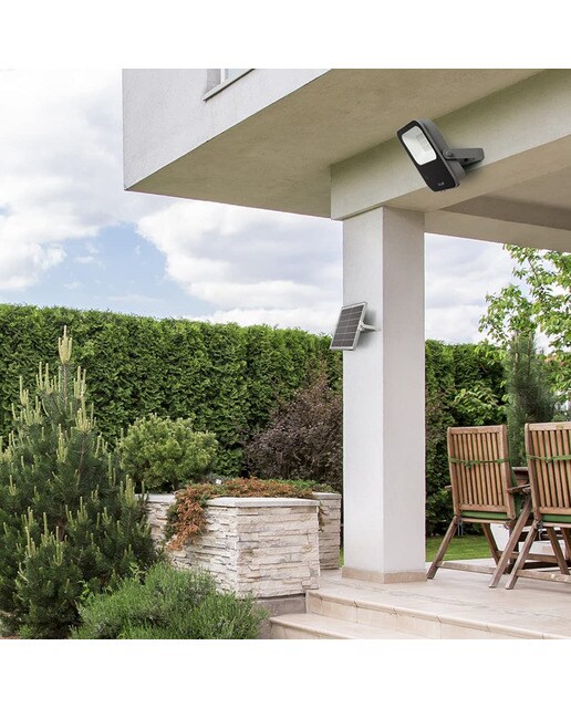 Proyector LED Exterior Solar Programable 200W 6500K Negro-3