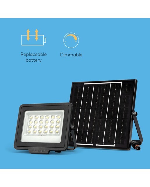Proyector LED Exterior Abora con Sensor 350 lm 4000K Negro-7