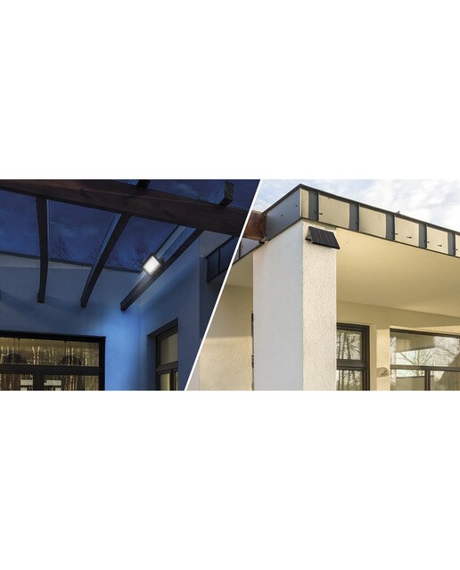 Proyector LED Exterior Abora con Sensor 800 lm 4000K Negro-3