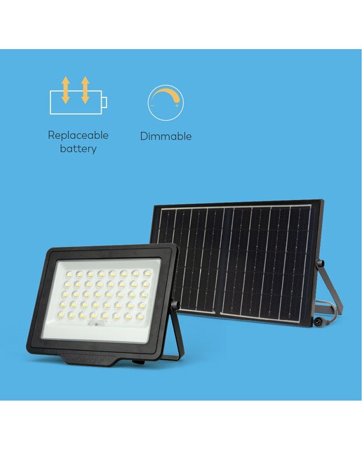 Proyector LED Exterior Abora con Sensor 800 lm 4000K Negro-7