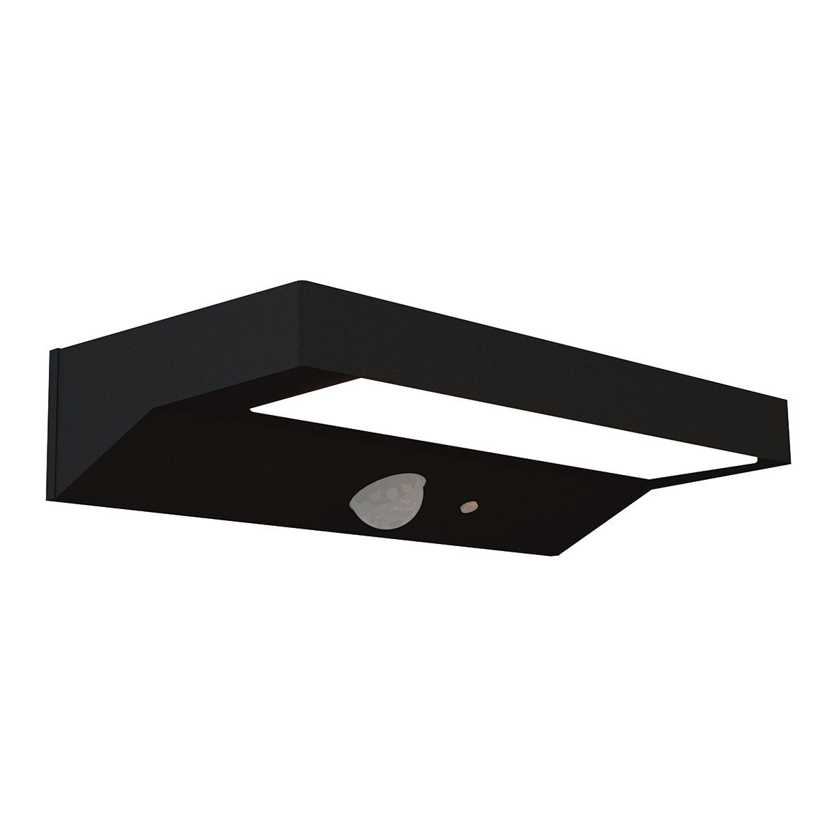 Aplique Exterior Solar Dallas 6W 4000K Negro-1