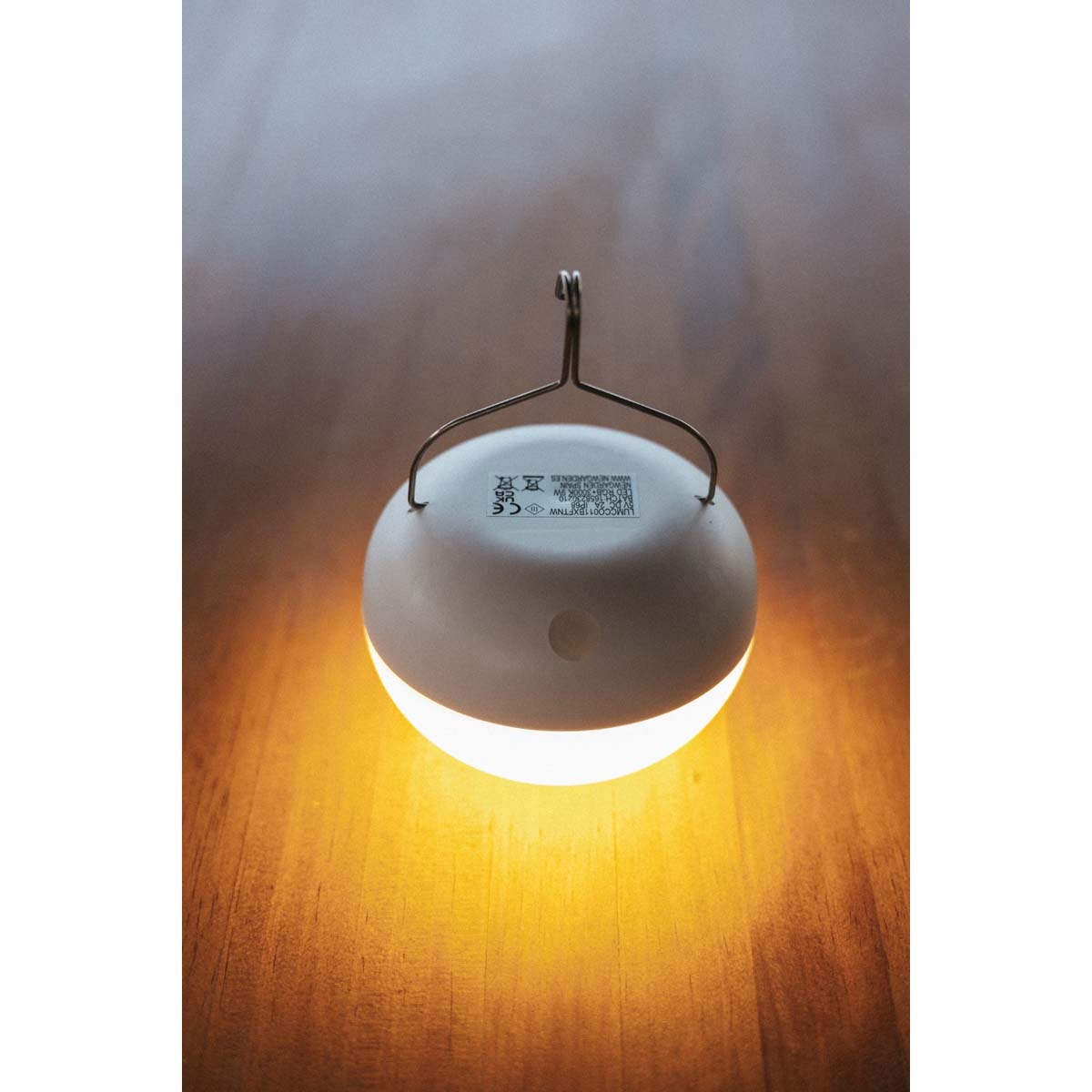 Bombilla Portátil Recargable Flotante Coco 9W Blanco-7