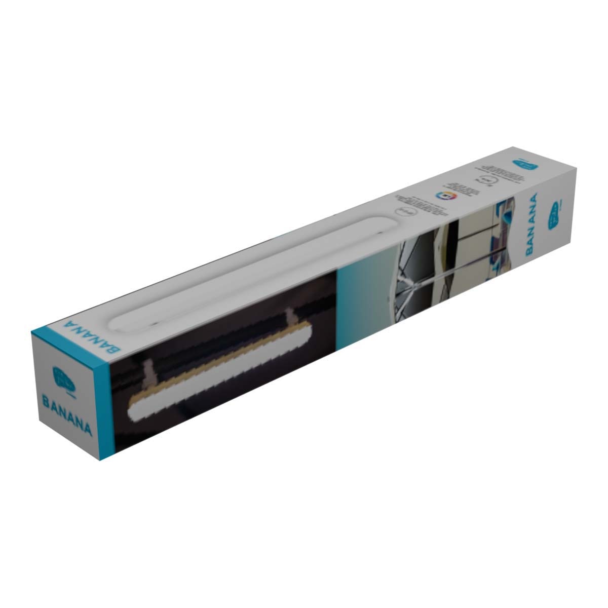 Bombilla Portátil Recargable Banana 9W Blanco-10