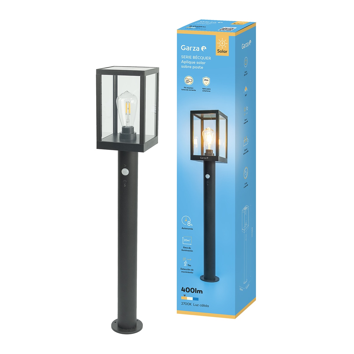 Poste Solar Bequer 400 Lumen 8