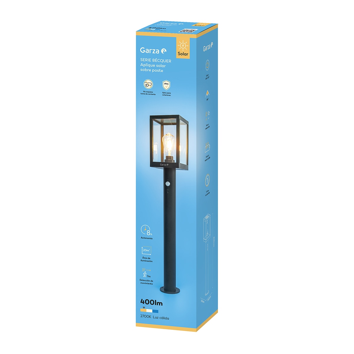 Poste Solar Bequer 400 Lumen 9