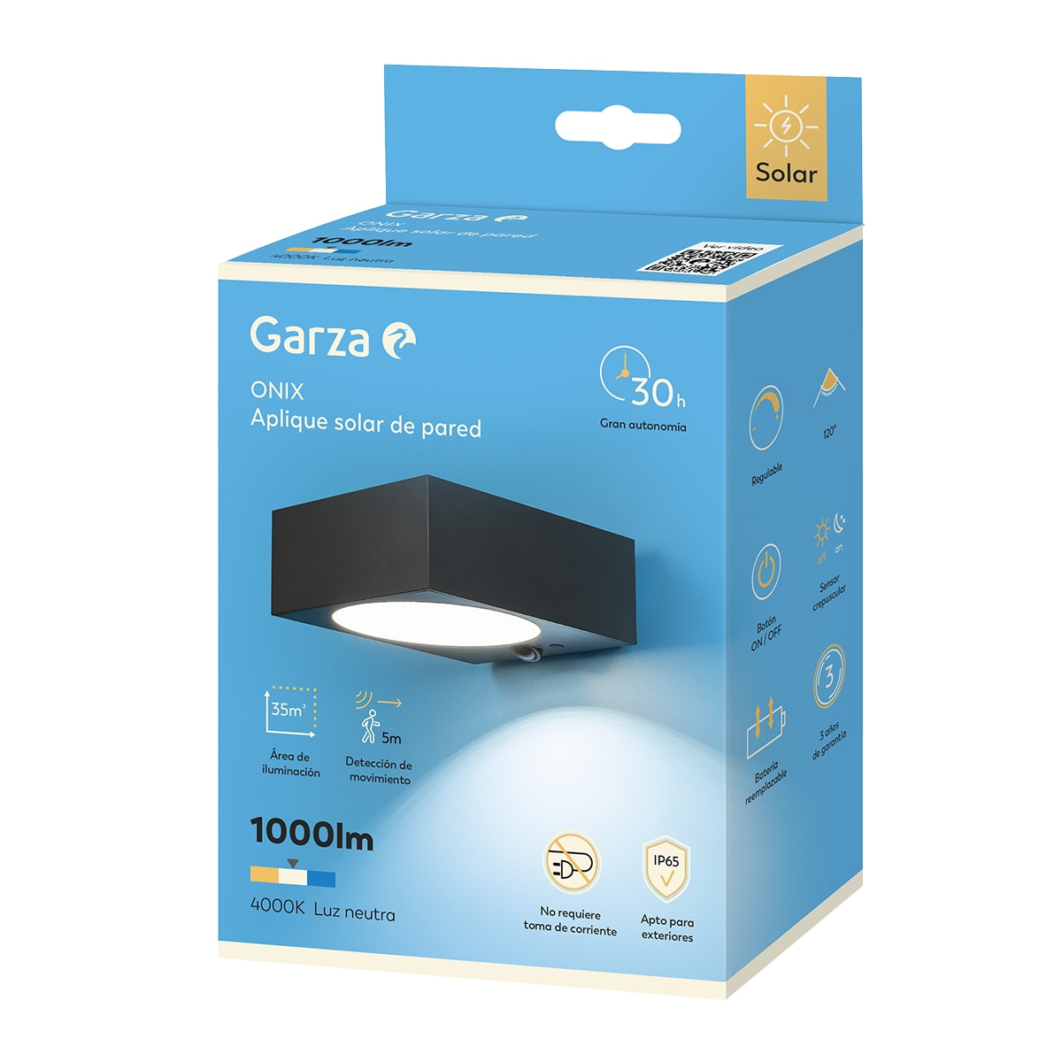 Aplique Solar Onix 1000 Lumen 9