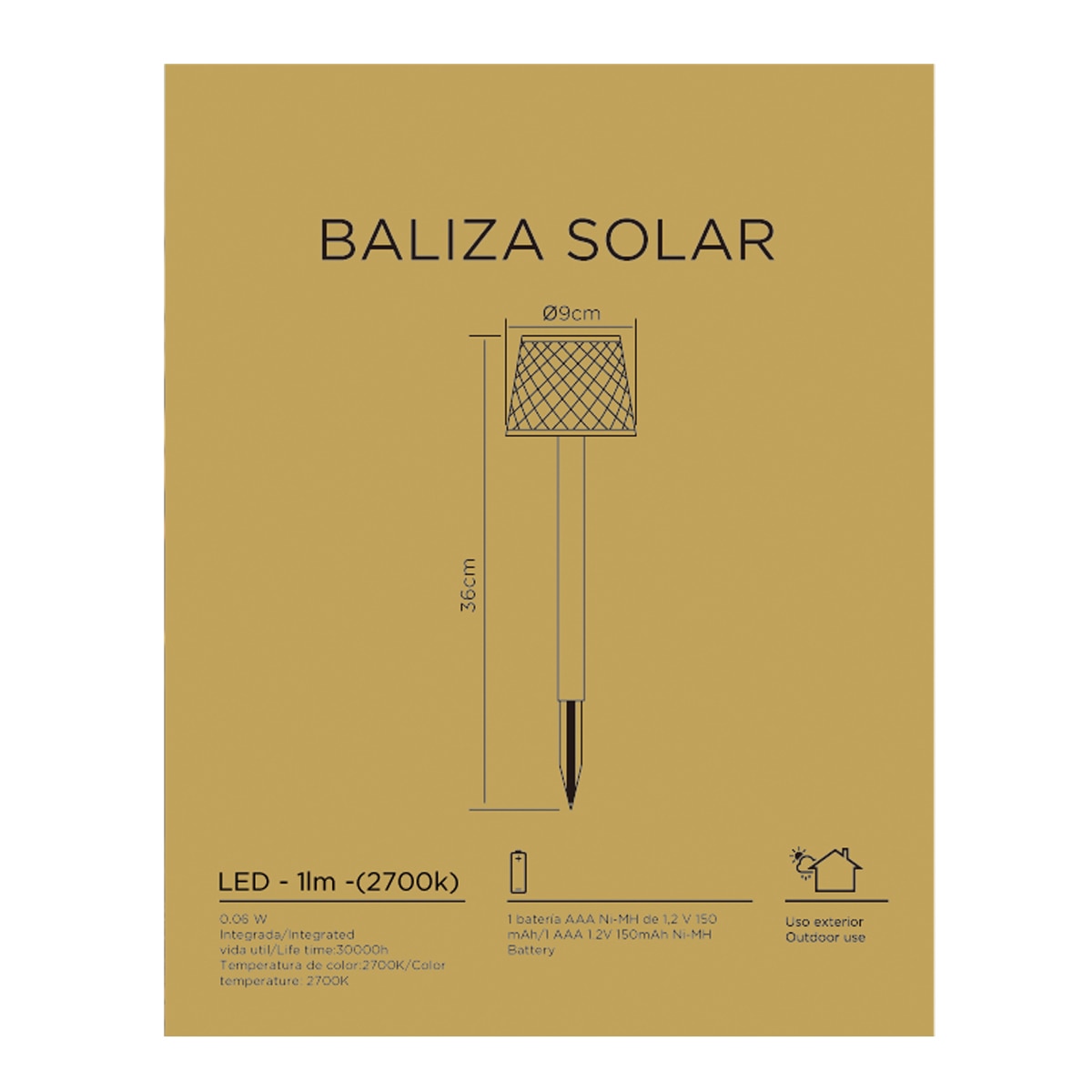 Lote 4 balizas AURA 9