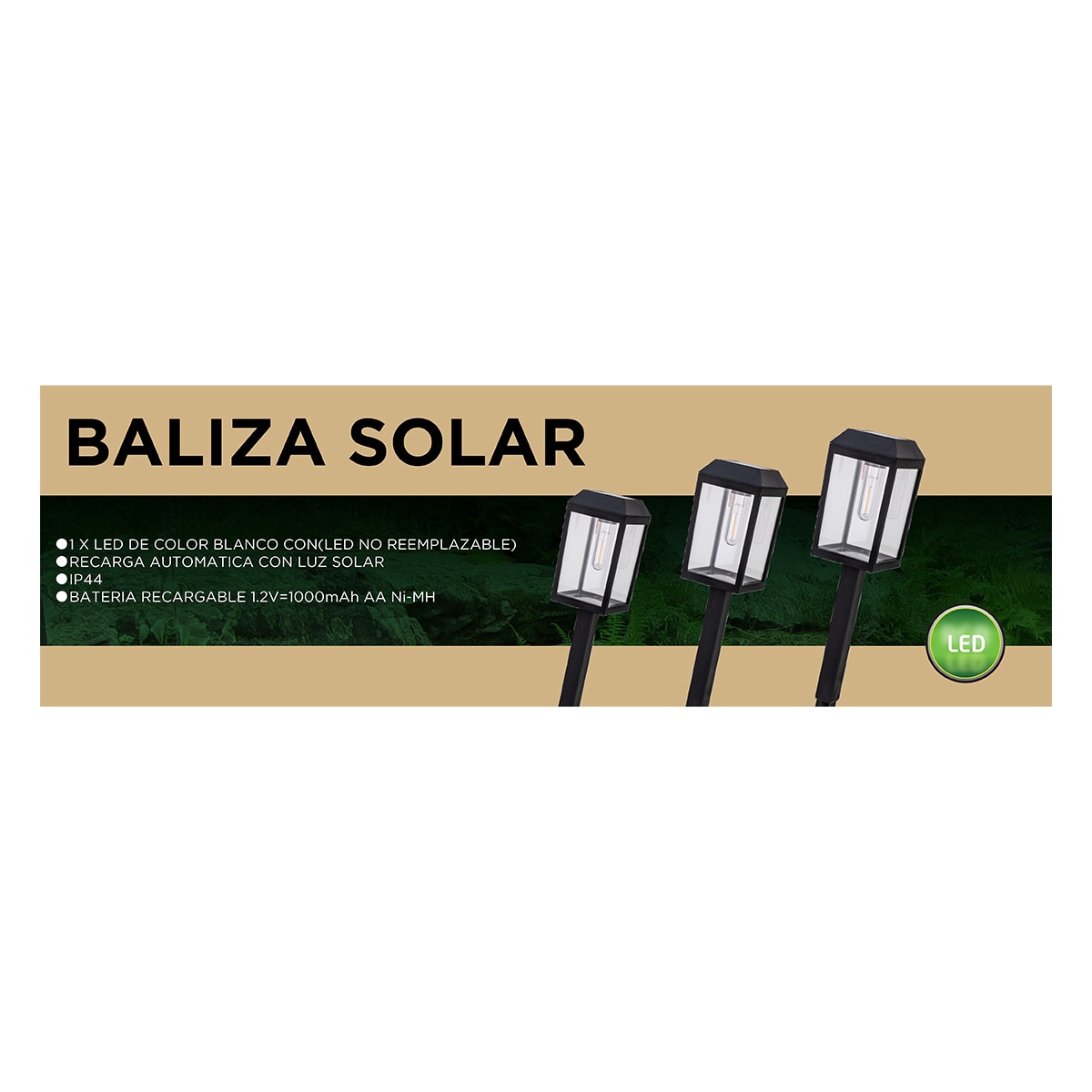 Baliza solar CRYSTAL 8