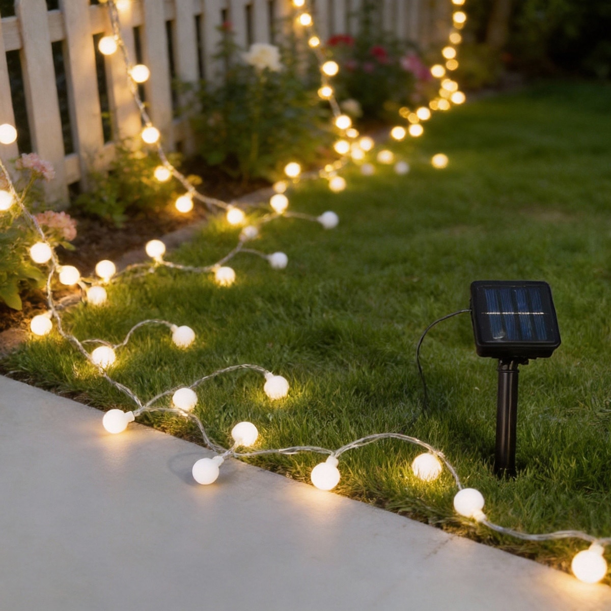 Guirnalda Solar AMBIENCE WHITE 4