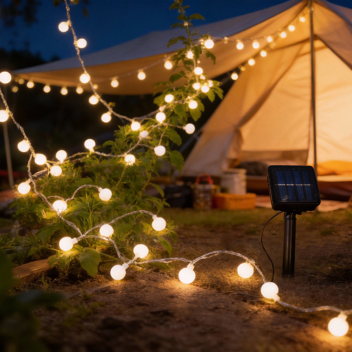 Guirnalda Solar AMBIENCE WHITE 6