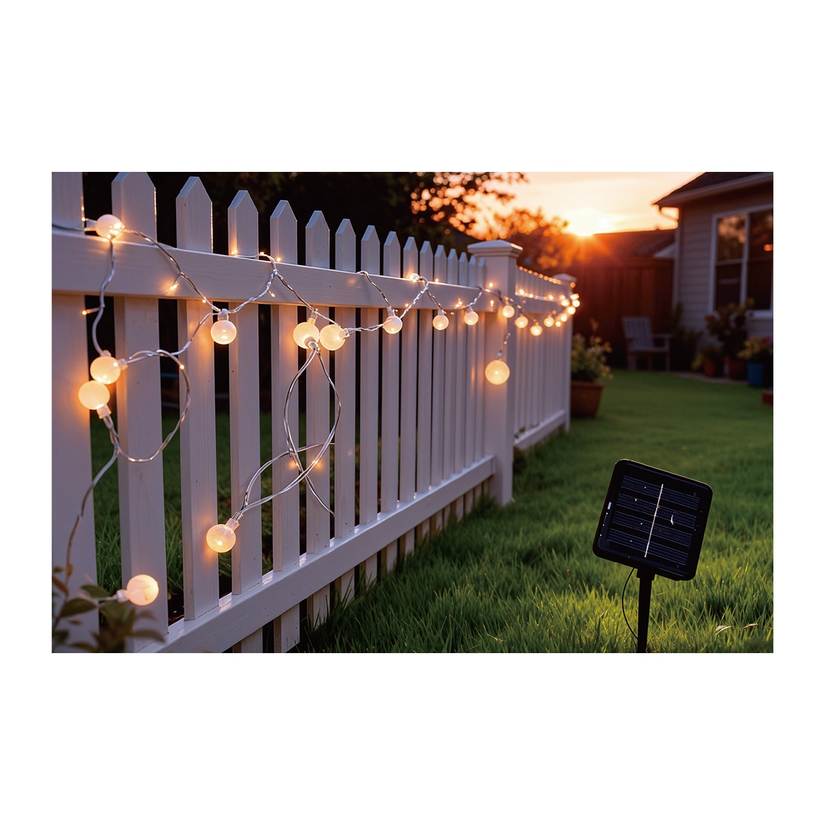 Guirnalda Solar AMBIENCE WHITE 7