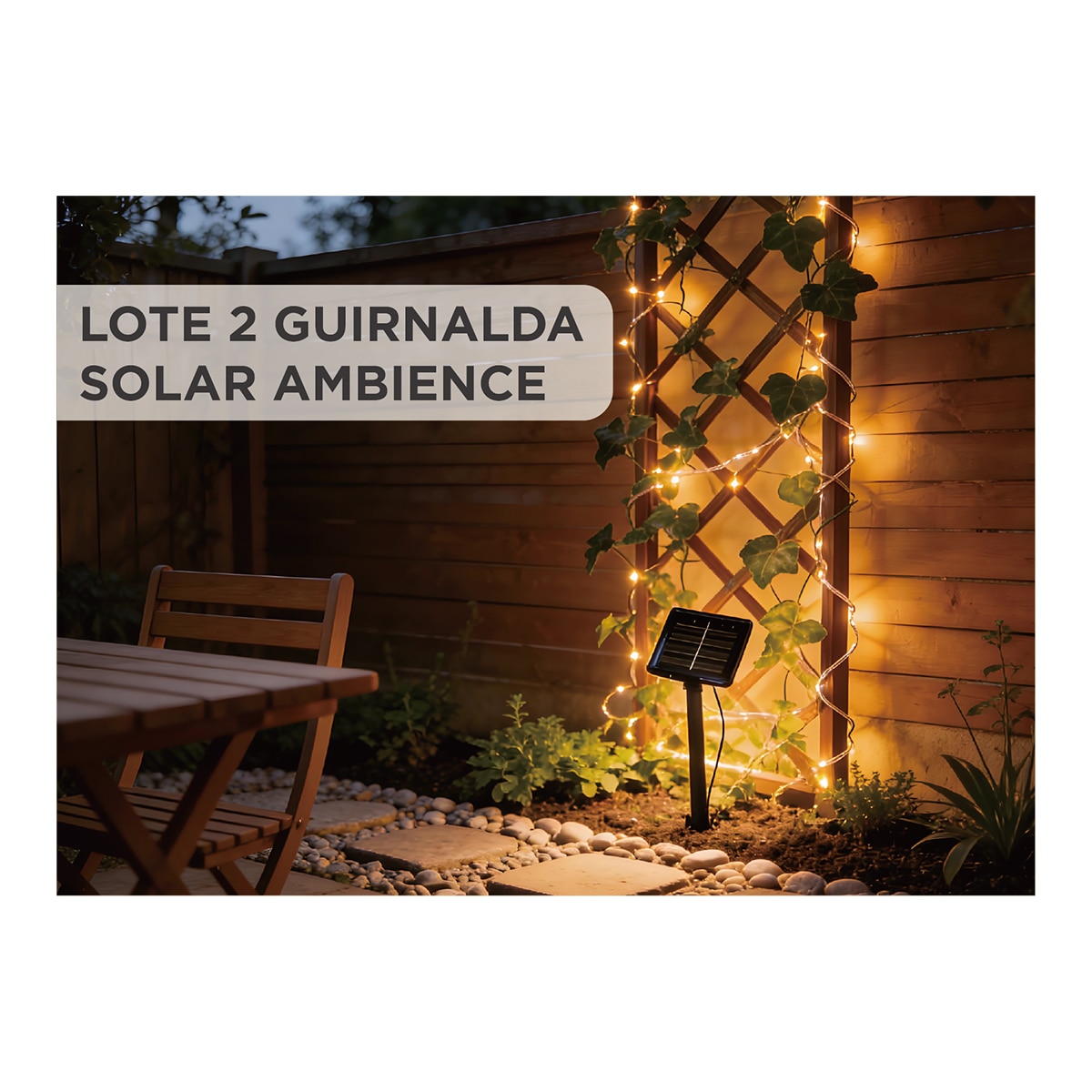 Lote 2 Guirnalda solar AMBIENCE 6