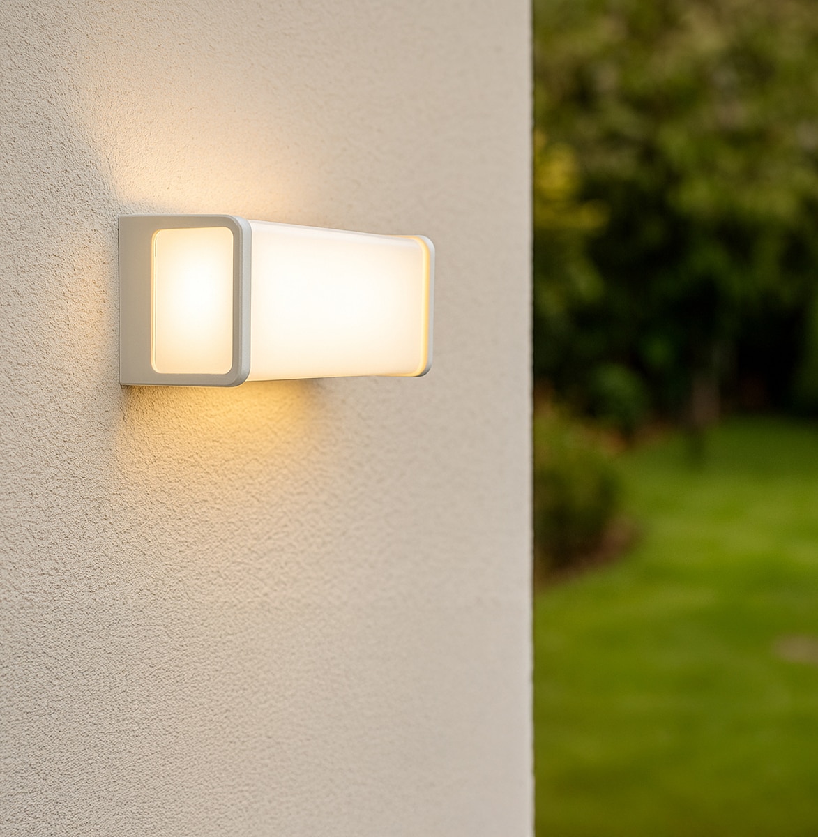 Aplique de pared exterior Garza  Teno 1300 lm Blanco-2