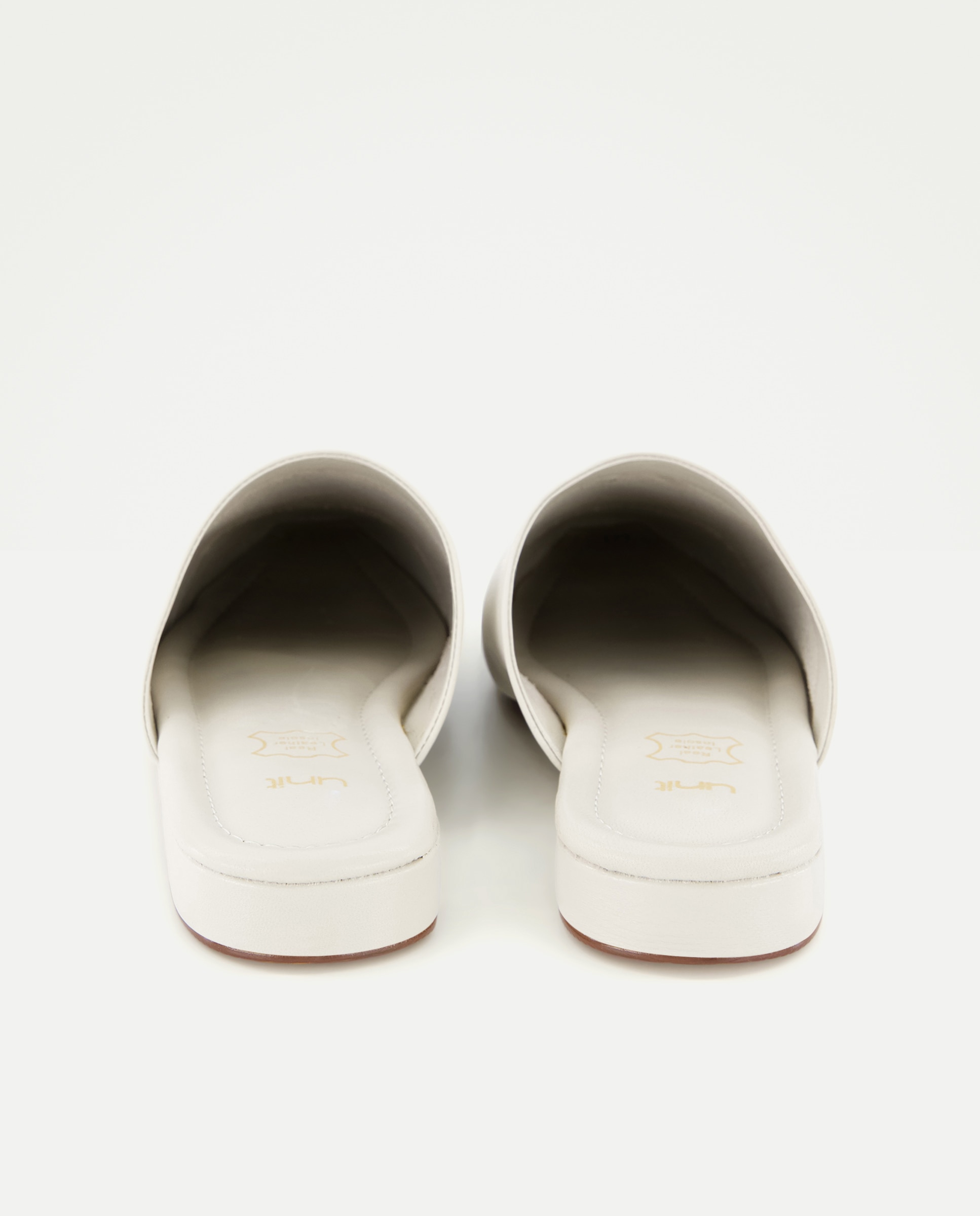 Zapatilla de mujer de piel con cuña 120 Crudo-3