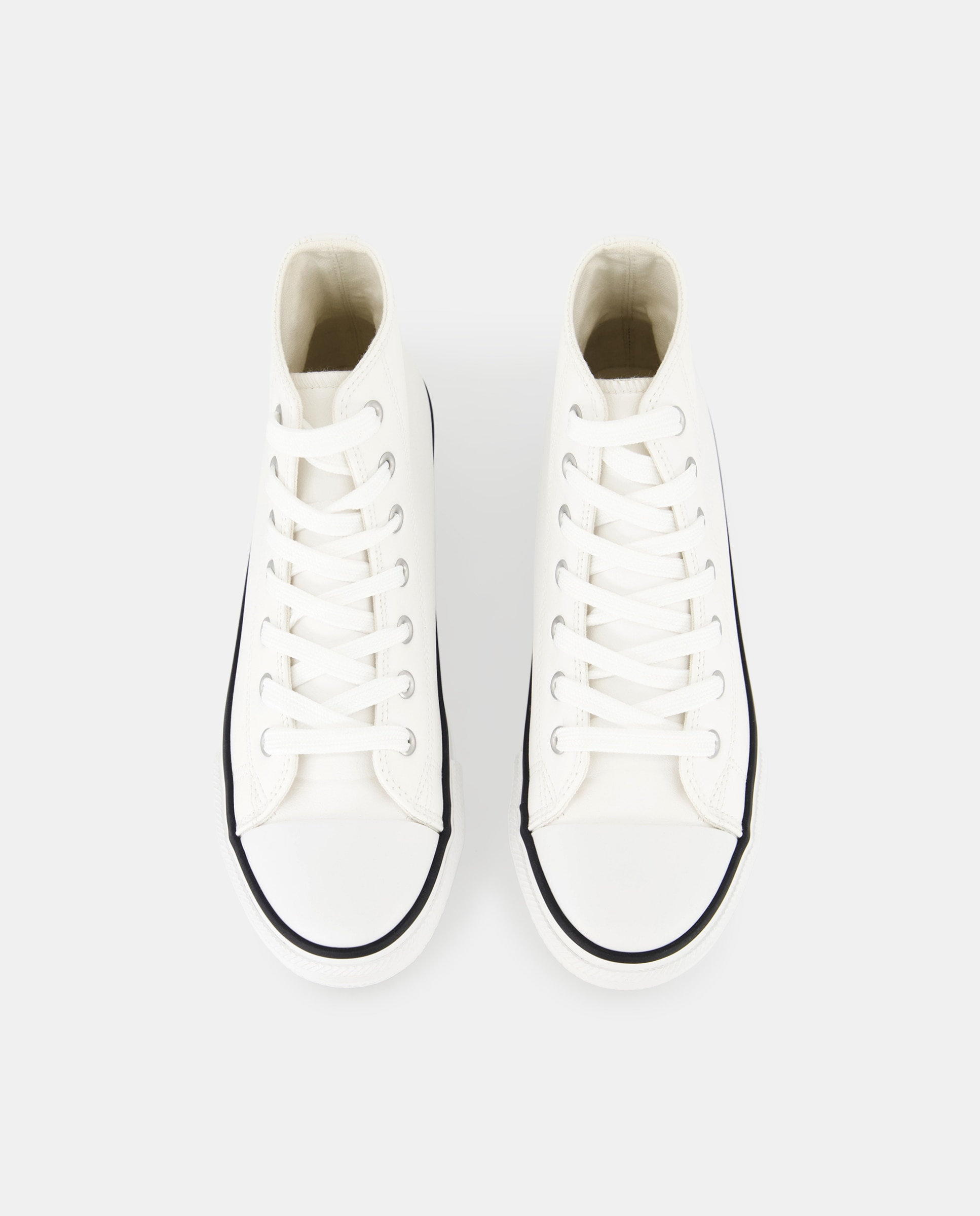 Zapatilla deportiva de mujer abotinada Blanco-4