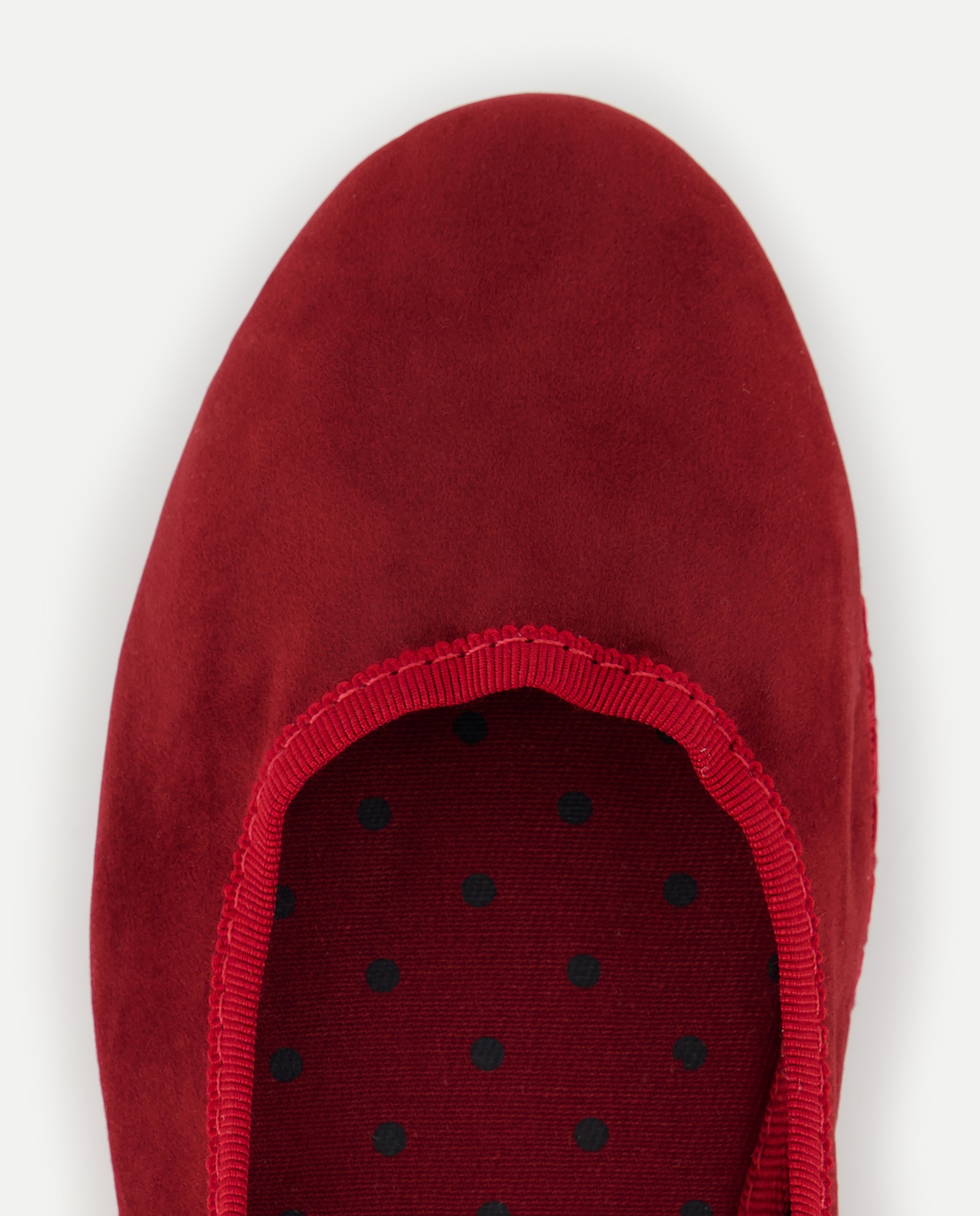 Zapato de mujer de terciopelo Naranja quemado-4