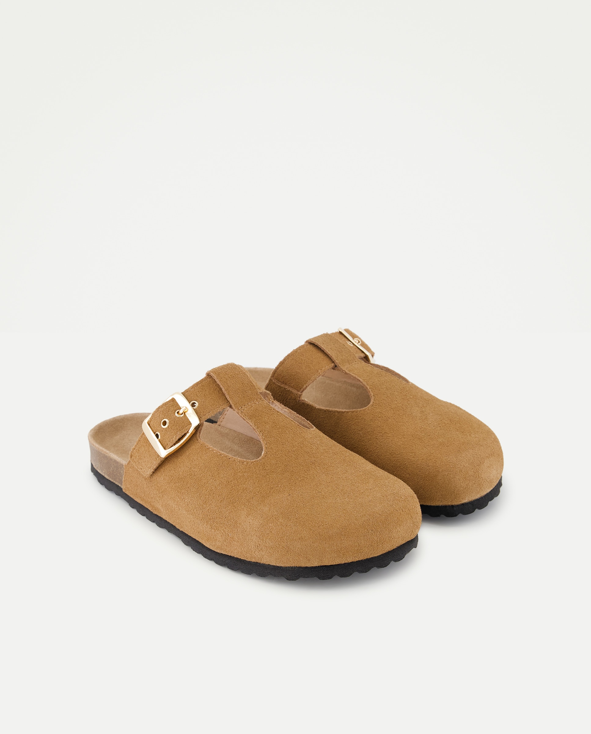 Zapato de mujer destalonado tipo bio Beige-2