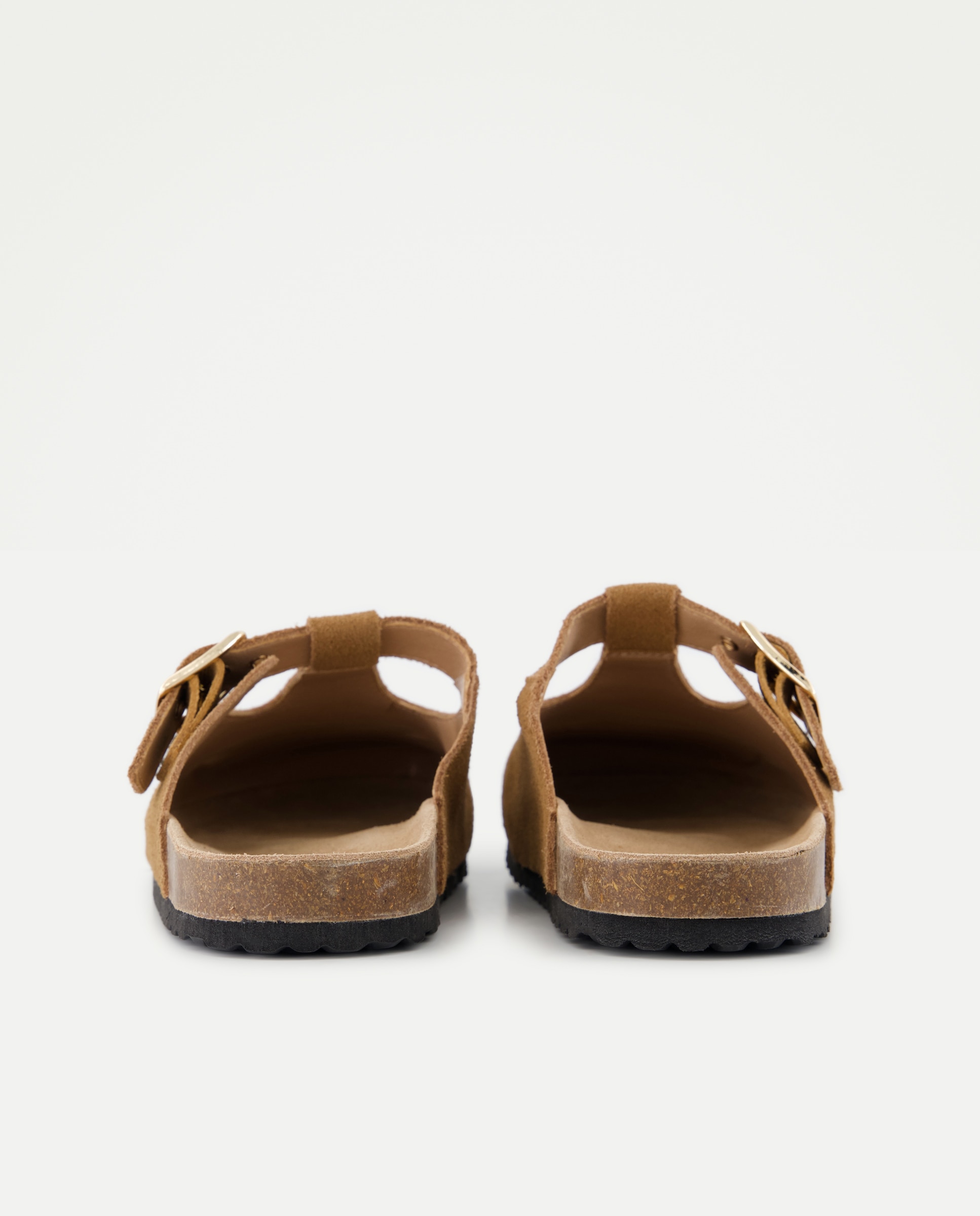 Zapato de mujer destalonado tipo bio Beige-3