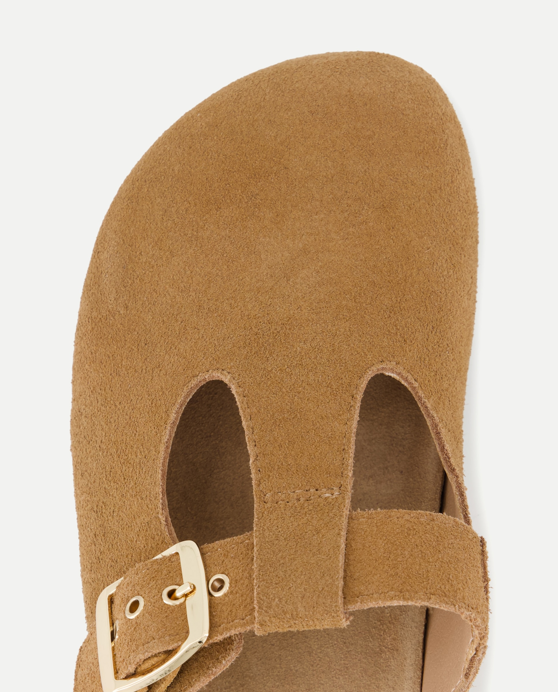 Zapato de mujer destalonado tipo bio Beige-4