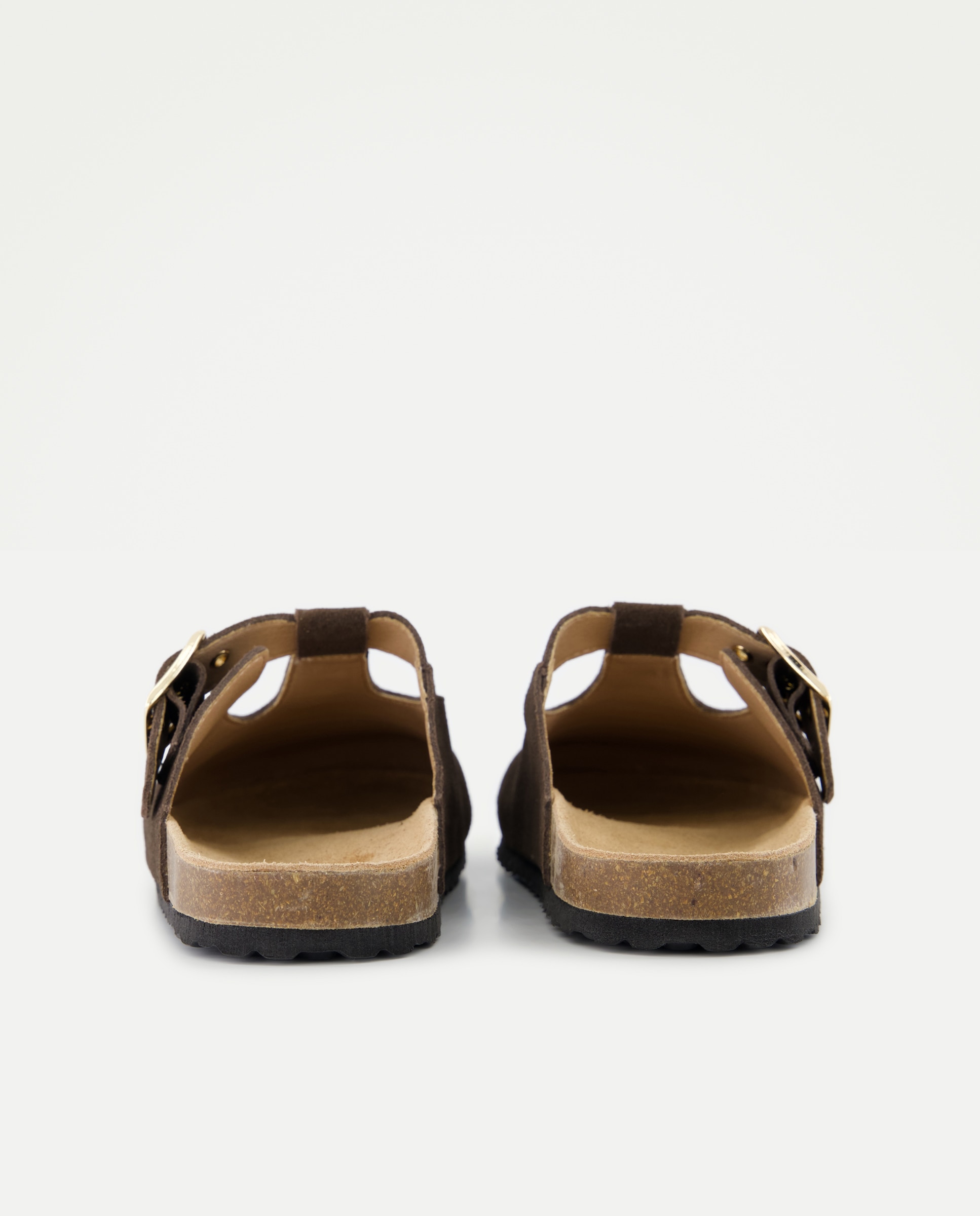 Zapato de mujer destalonado tipo bio Chocolate-3