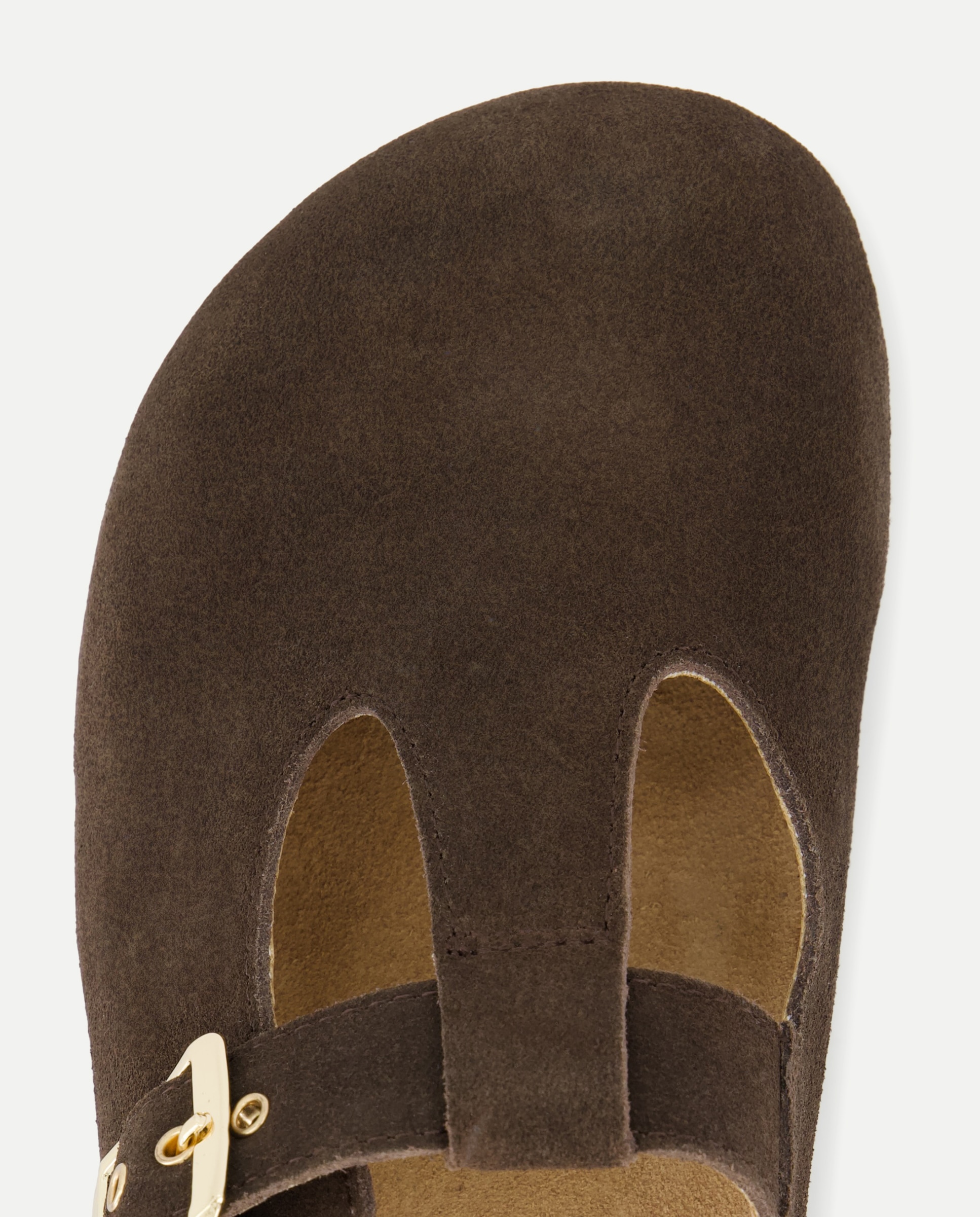 Zapato de mujer destalonado tipo bio Chocolate-4