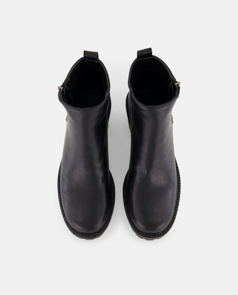 Botin de mujer tacón Negro-4