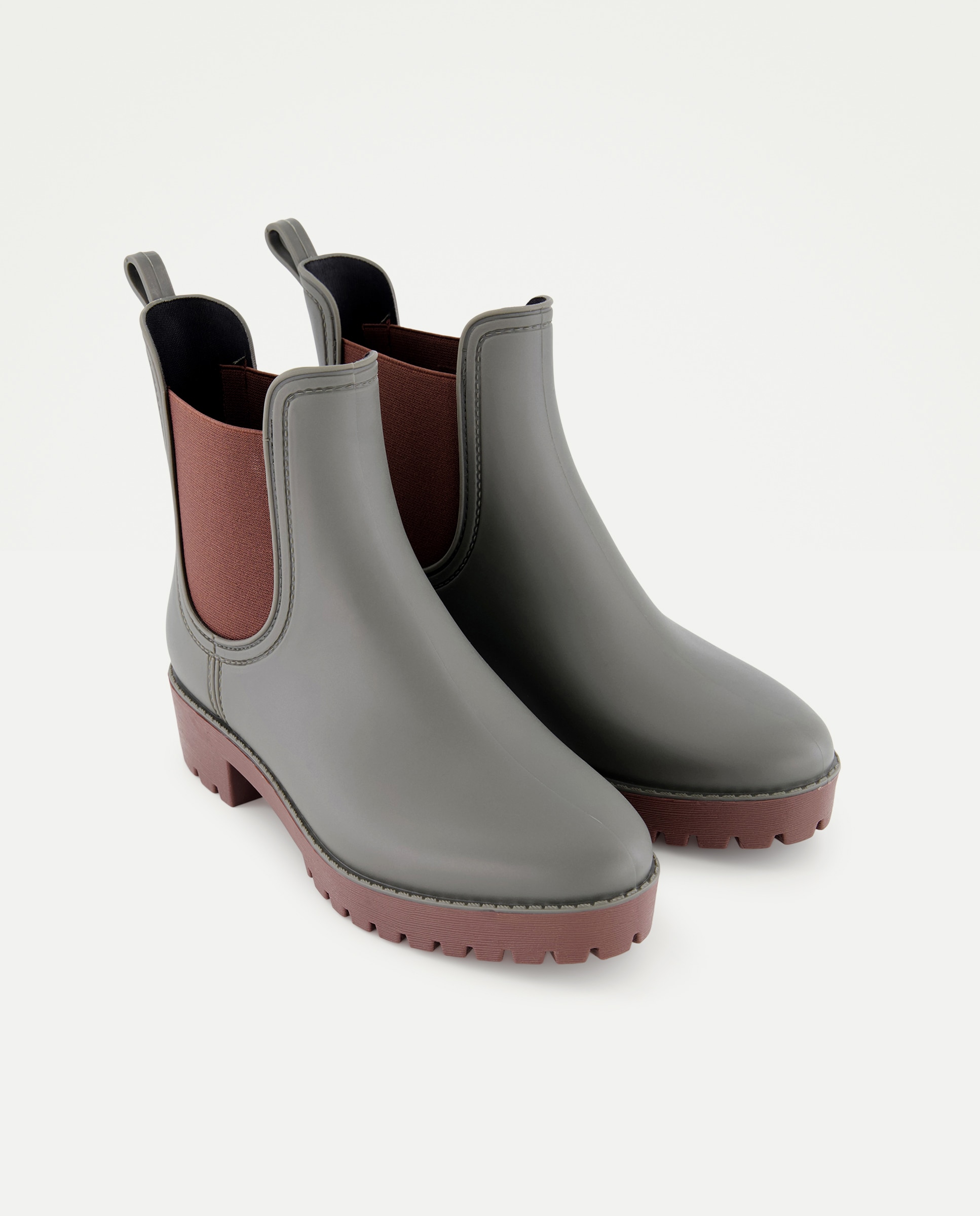 Botin de agua de mujer bicolor Kiwi-2