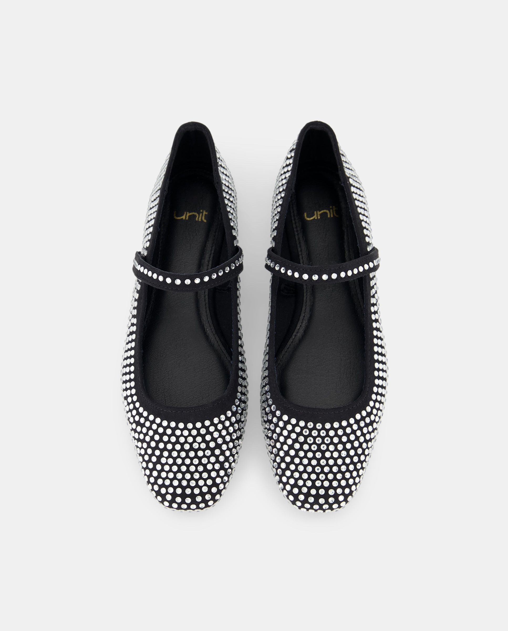 Bailarina de mujer strass Negro-4