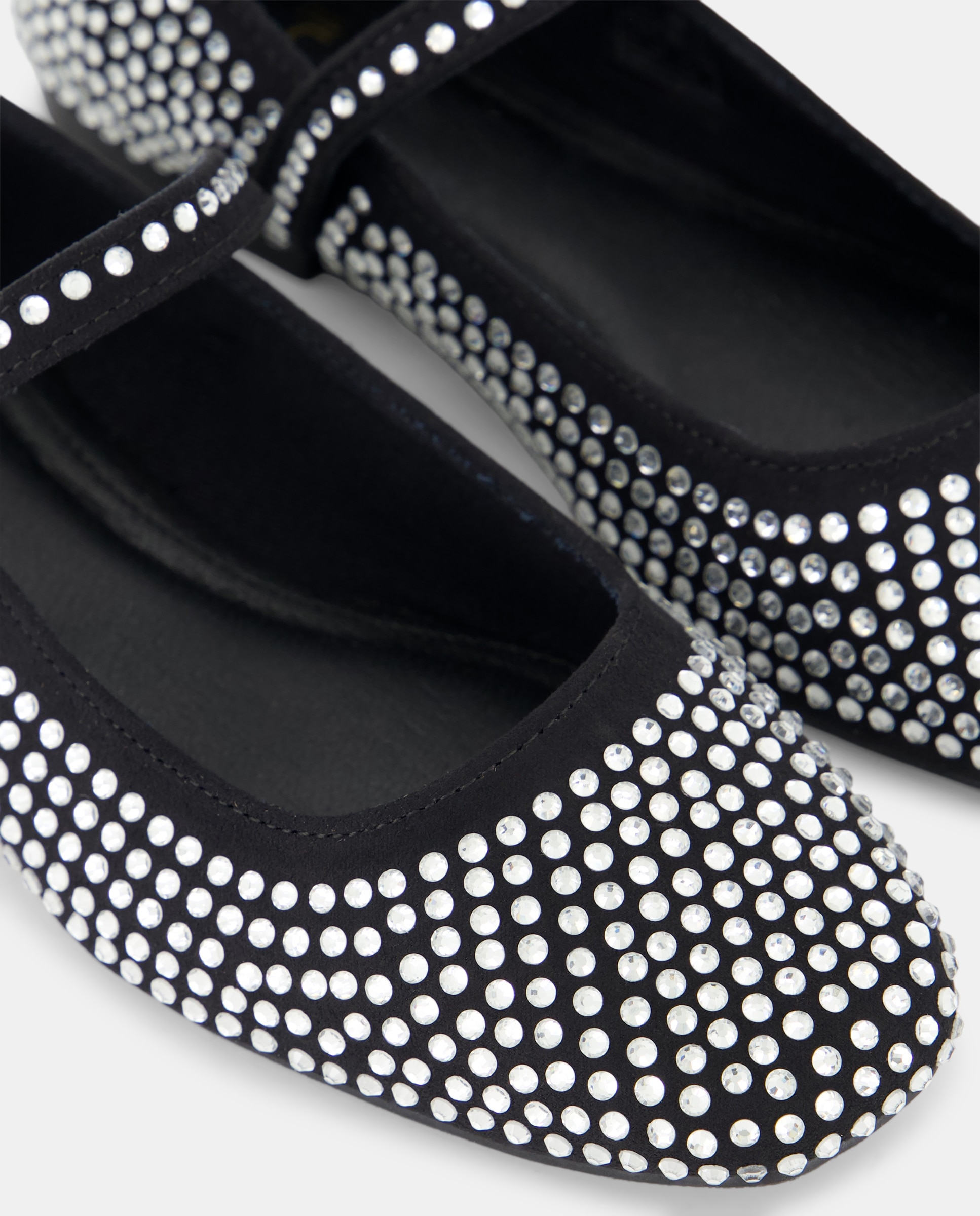 Bailarina de mujer strass Negro-5