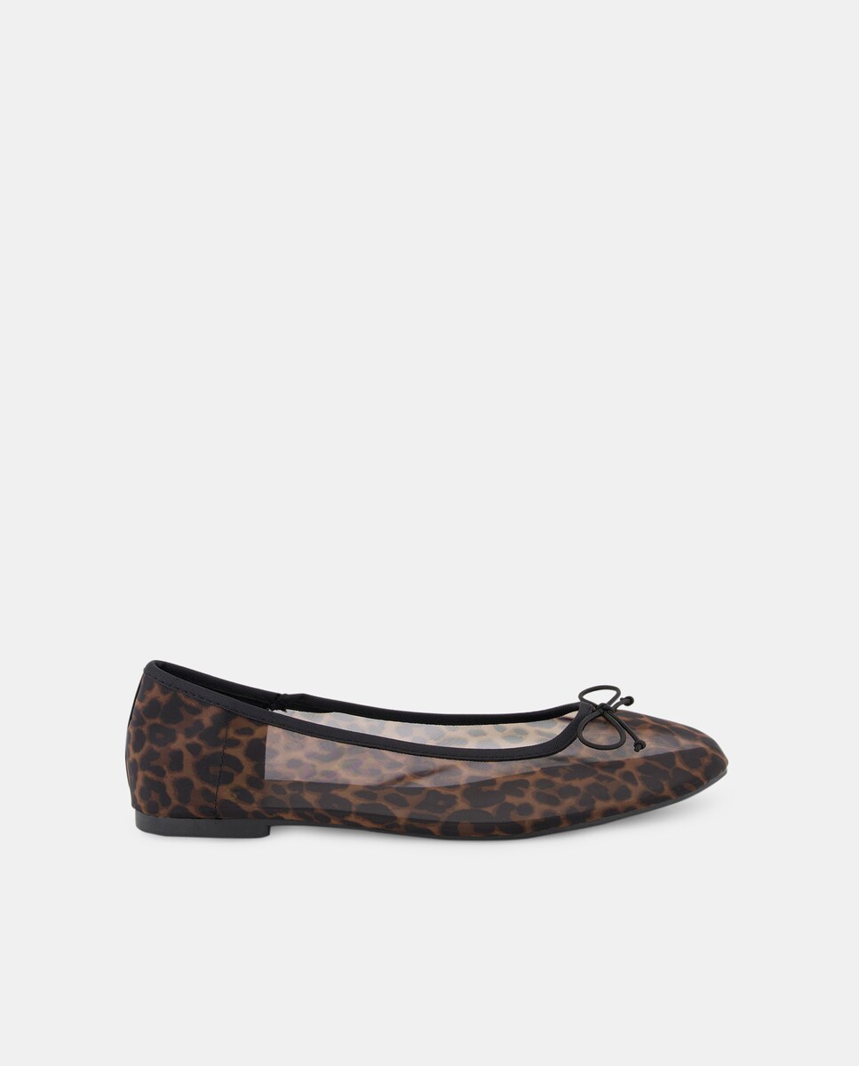 Bailarina de mujer estampada Multicolor-1