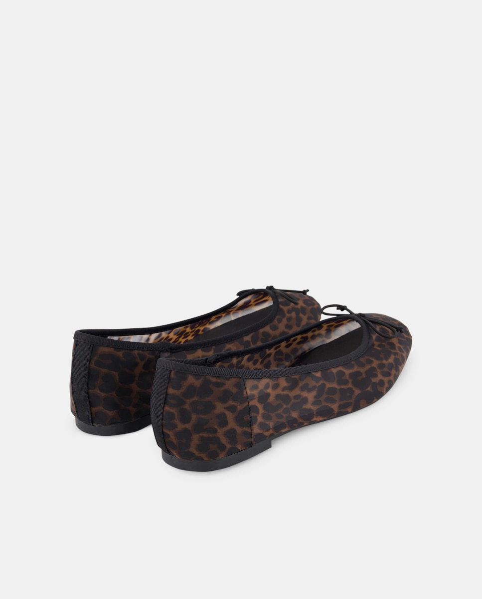 Bailarina de mujer estampada Multicolor-3