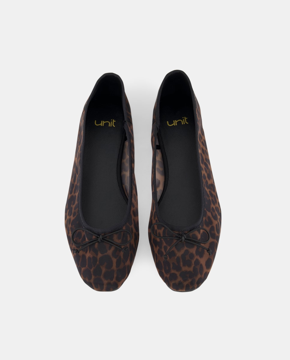 Bailarina de mujer estampada Multicolor-4