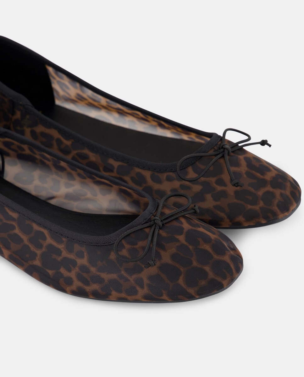 Bailarina de mujer estampada Multicolor-5