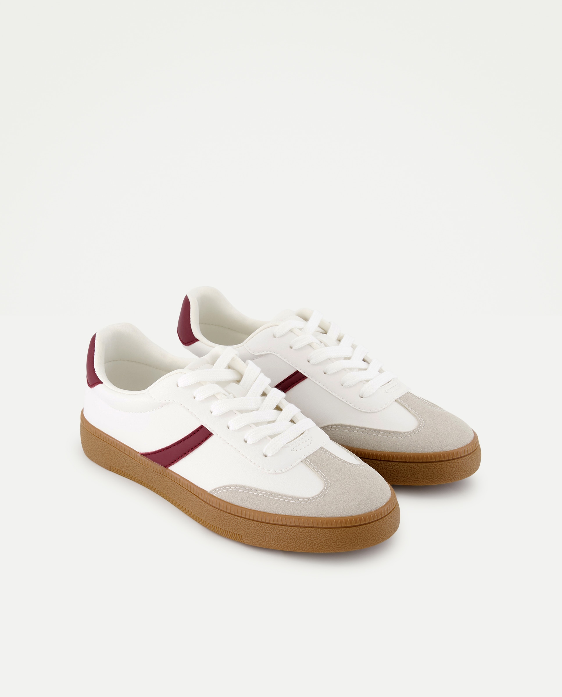 Zapatilla deportiva de mujer Burdeos-2