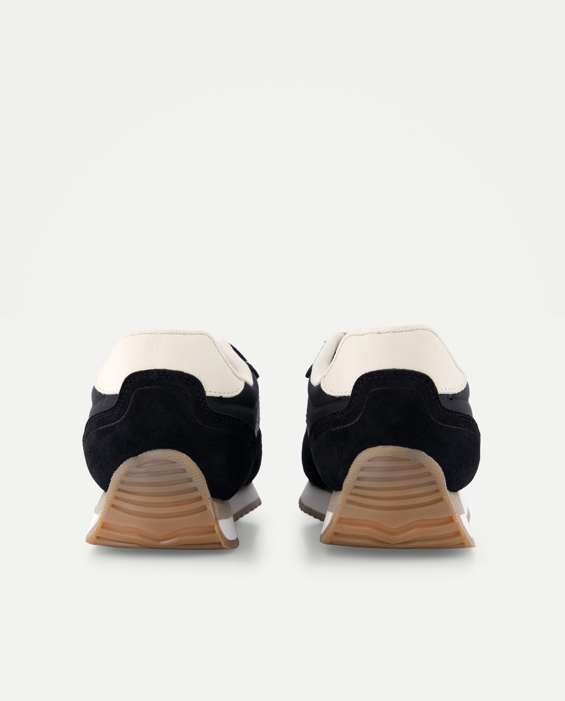 Zapatilla deportiva de mujer combinada Negro-3
