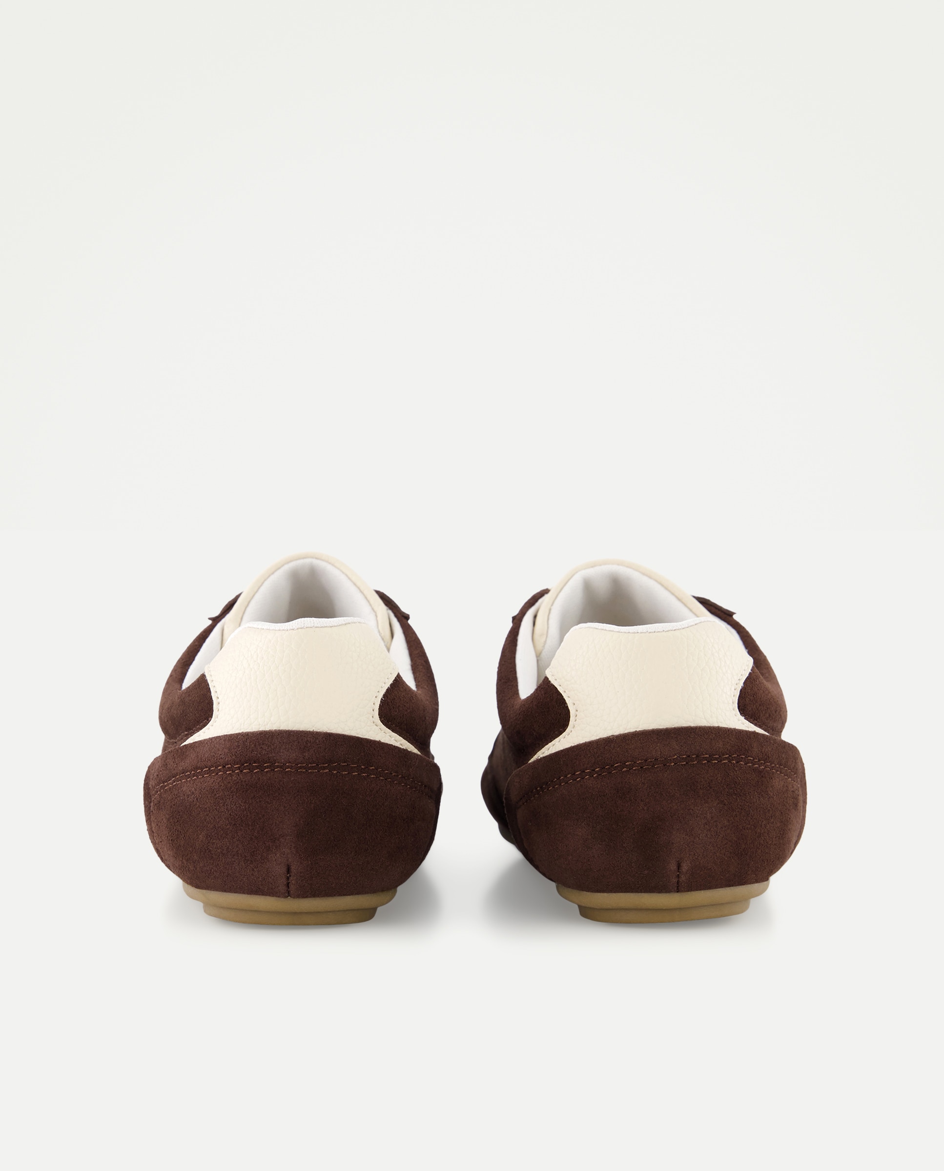 Zapatilla deportiva de mujer de piel Chocolate-3
