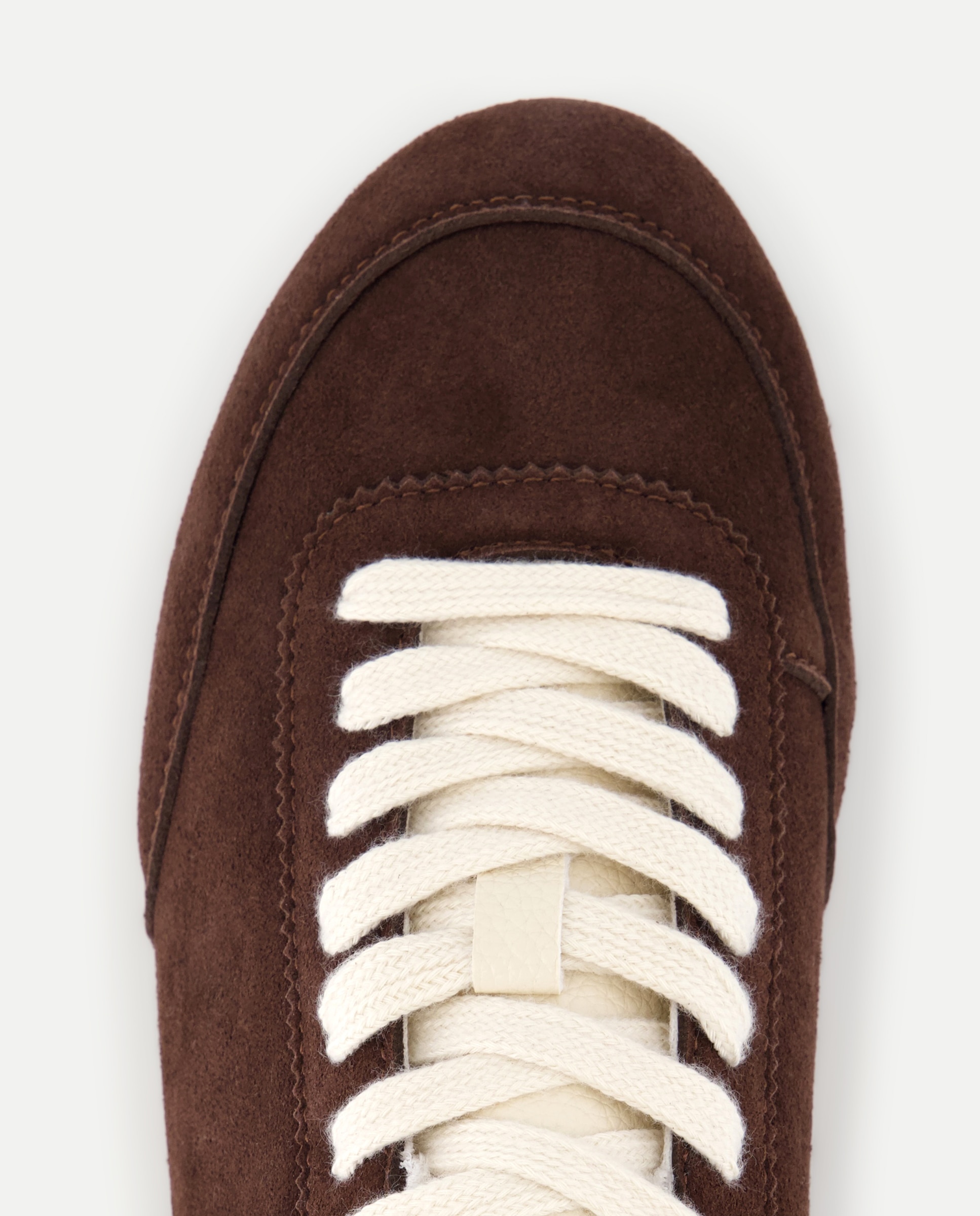 Zapatilla deportiva de mujer de piel Chocolate-4