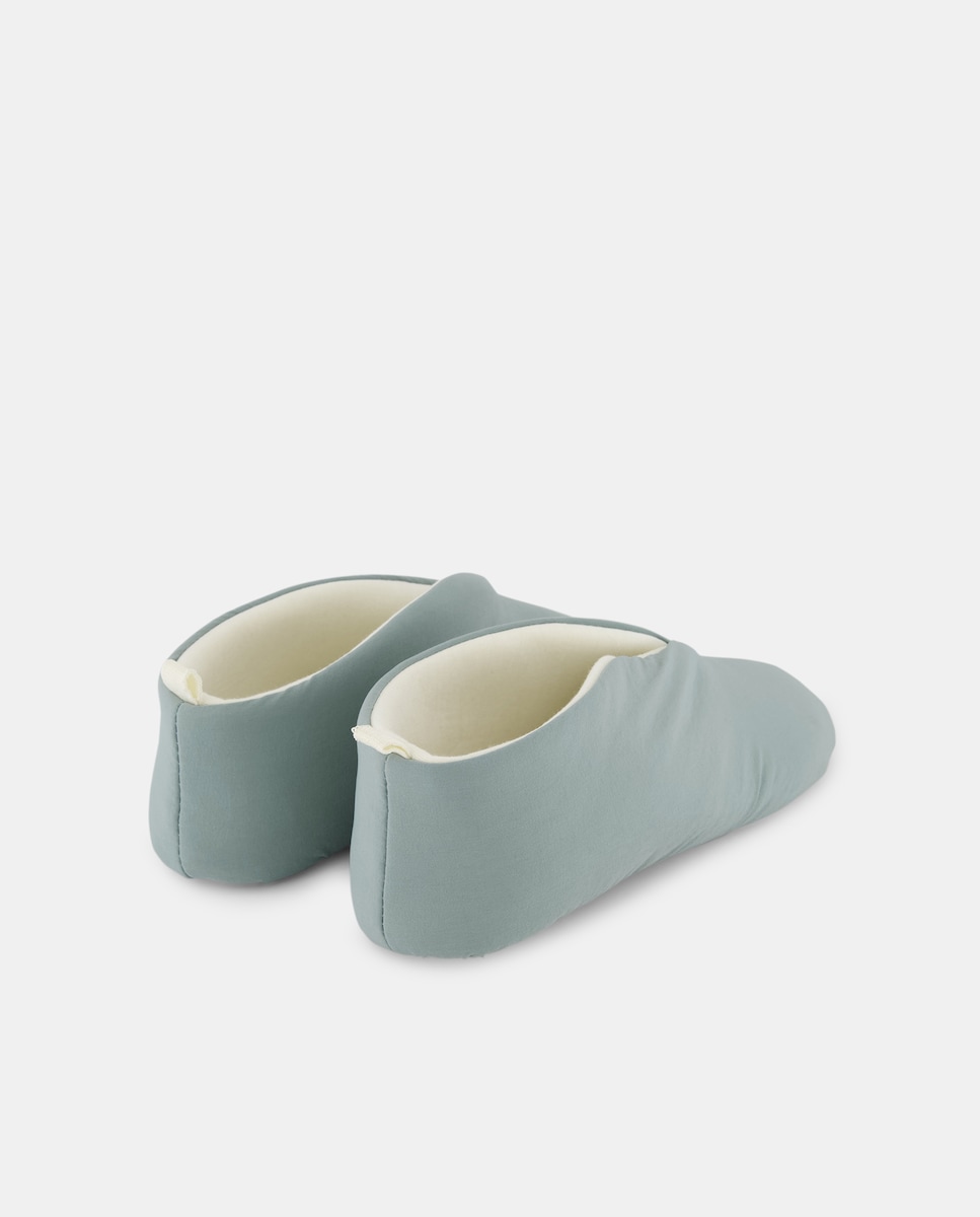 Zapatilla de mujer babucha 582 Verde agua-3