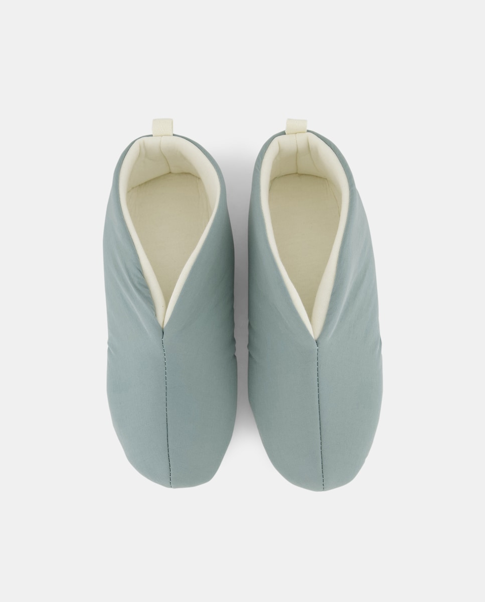 Zapatilla de mujer babucha 582 Verde agua-4