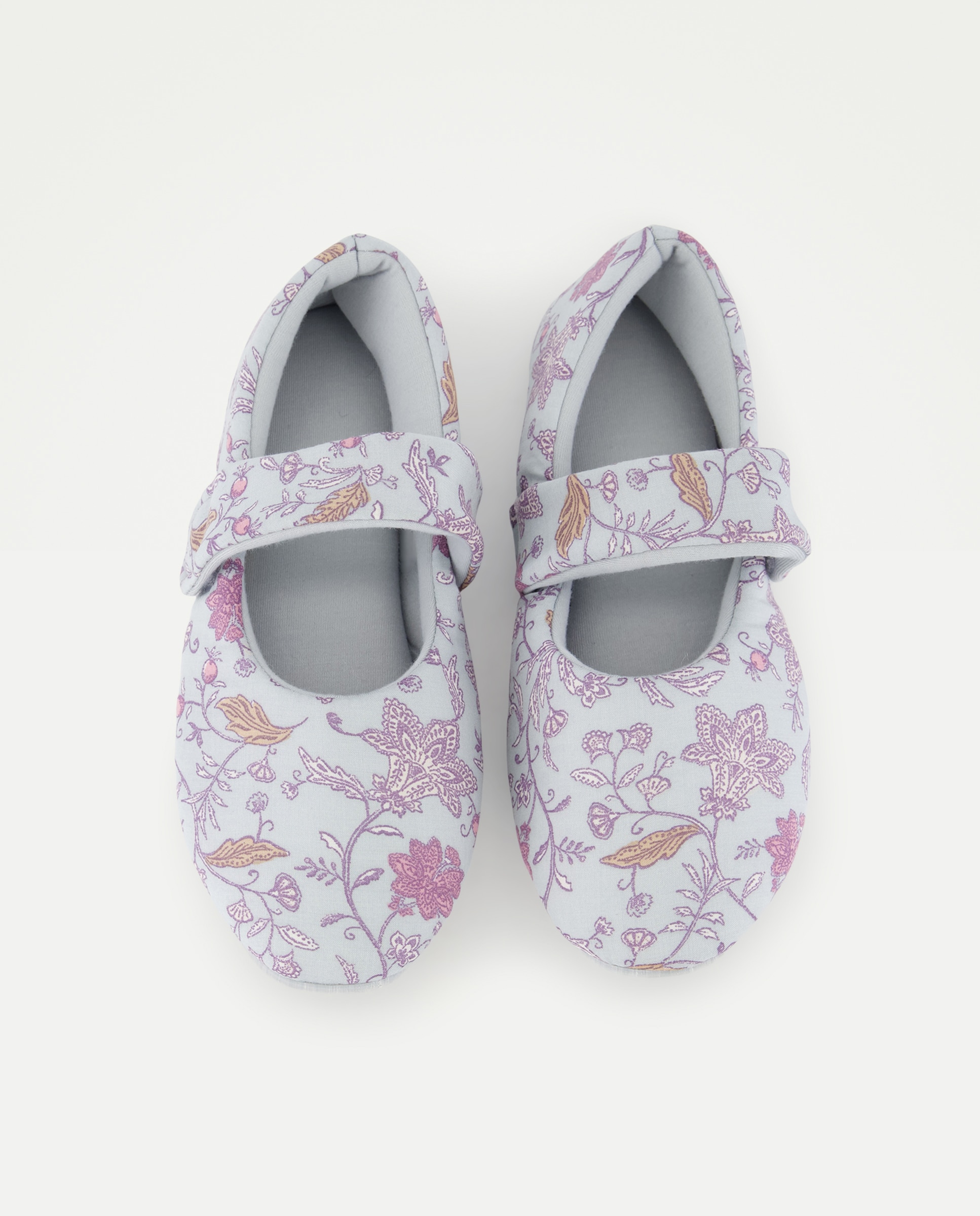Zapatilla de mujer estampada 582 Verde agua-4