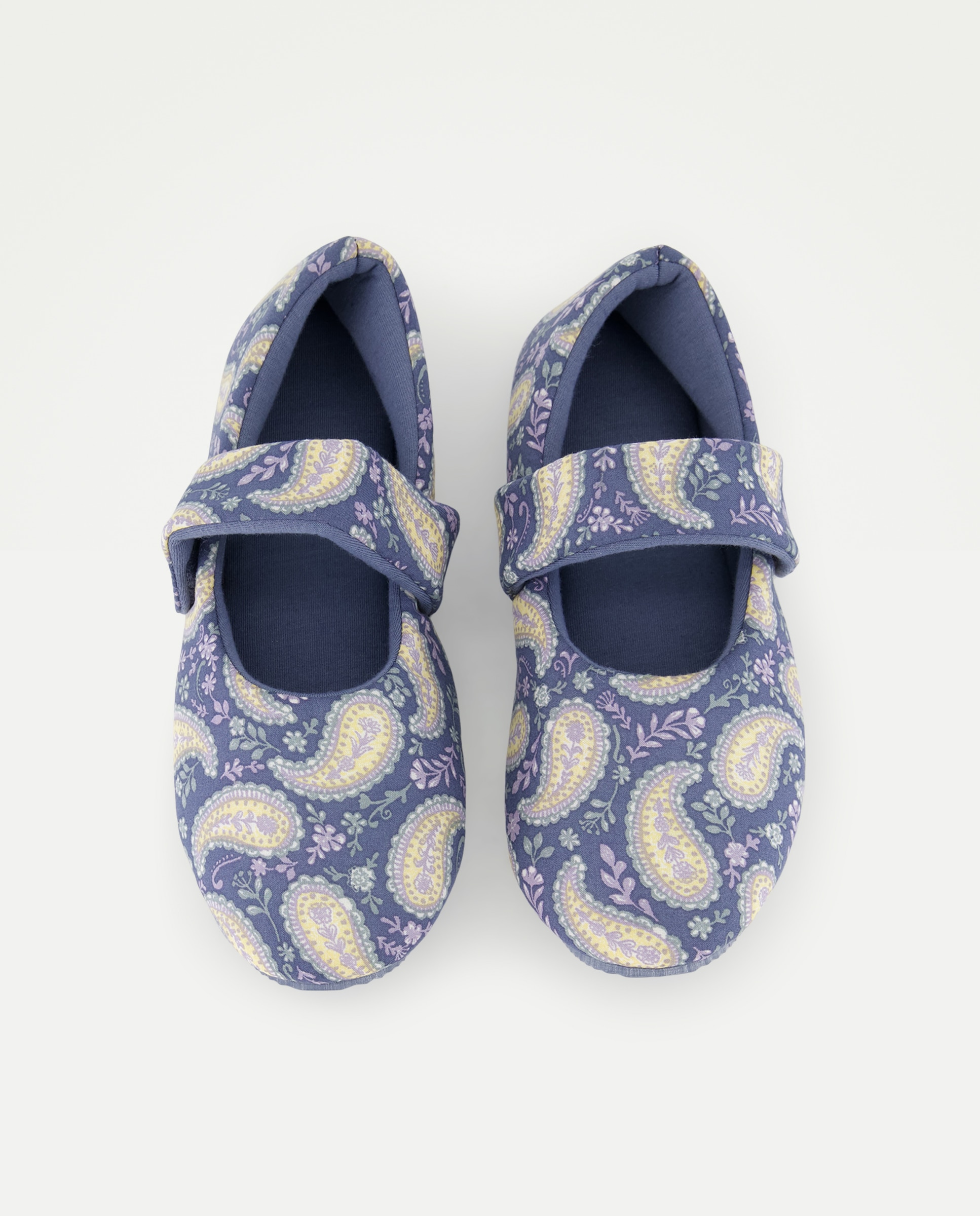 Zapatilla de mujer estampada 430 Azul oscuro-4