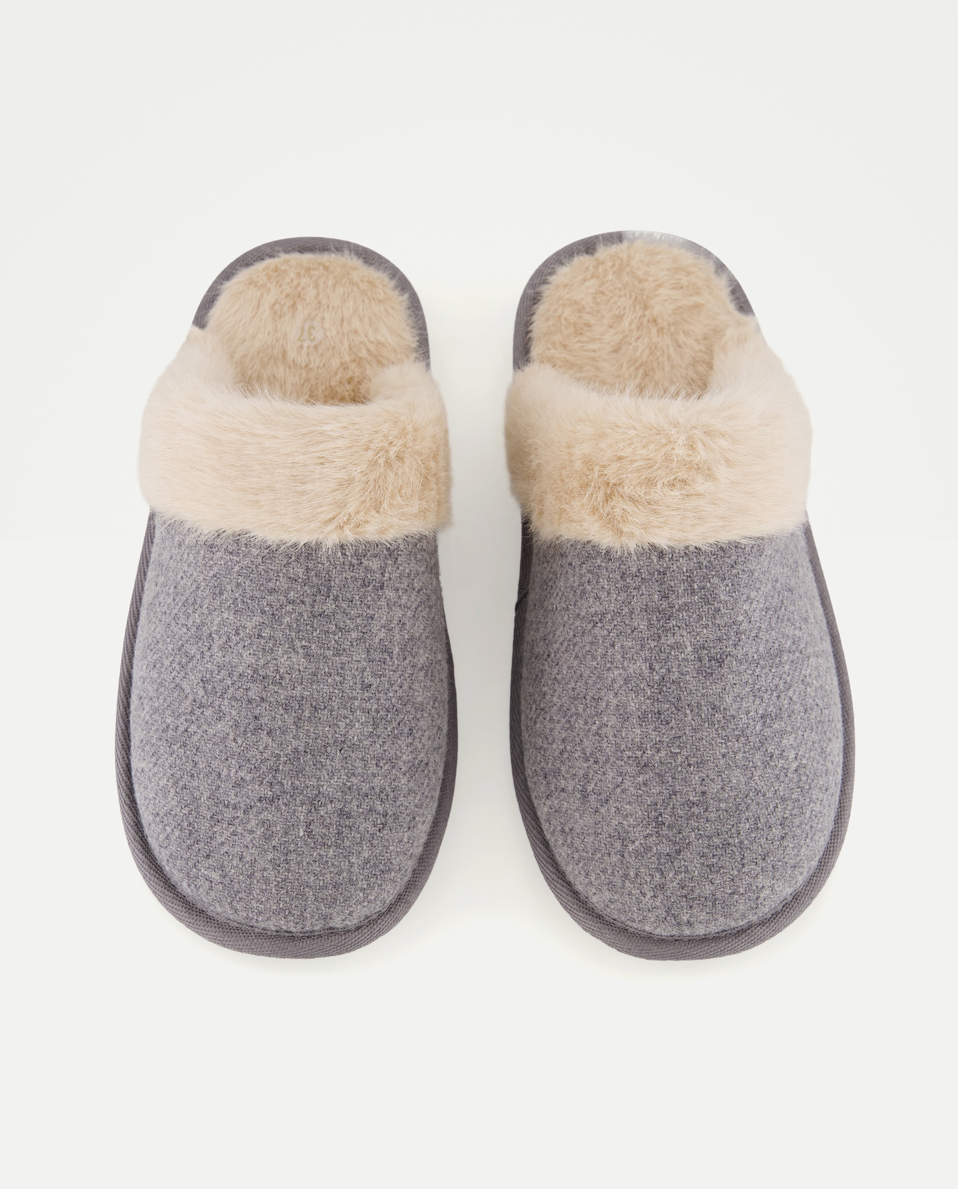 Zapatilla de mujer fantasía Gris claro-4