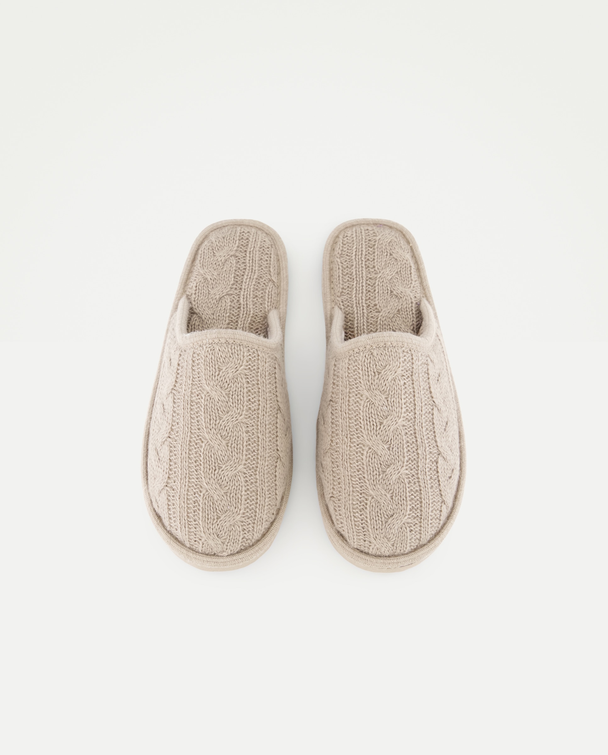 Zapatilla de mujer ochos Visón claro-4