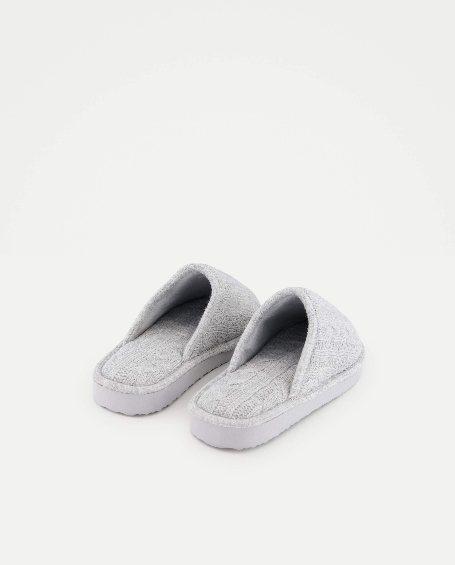 Zapatilla de mujer ochos Gris claro-3