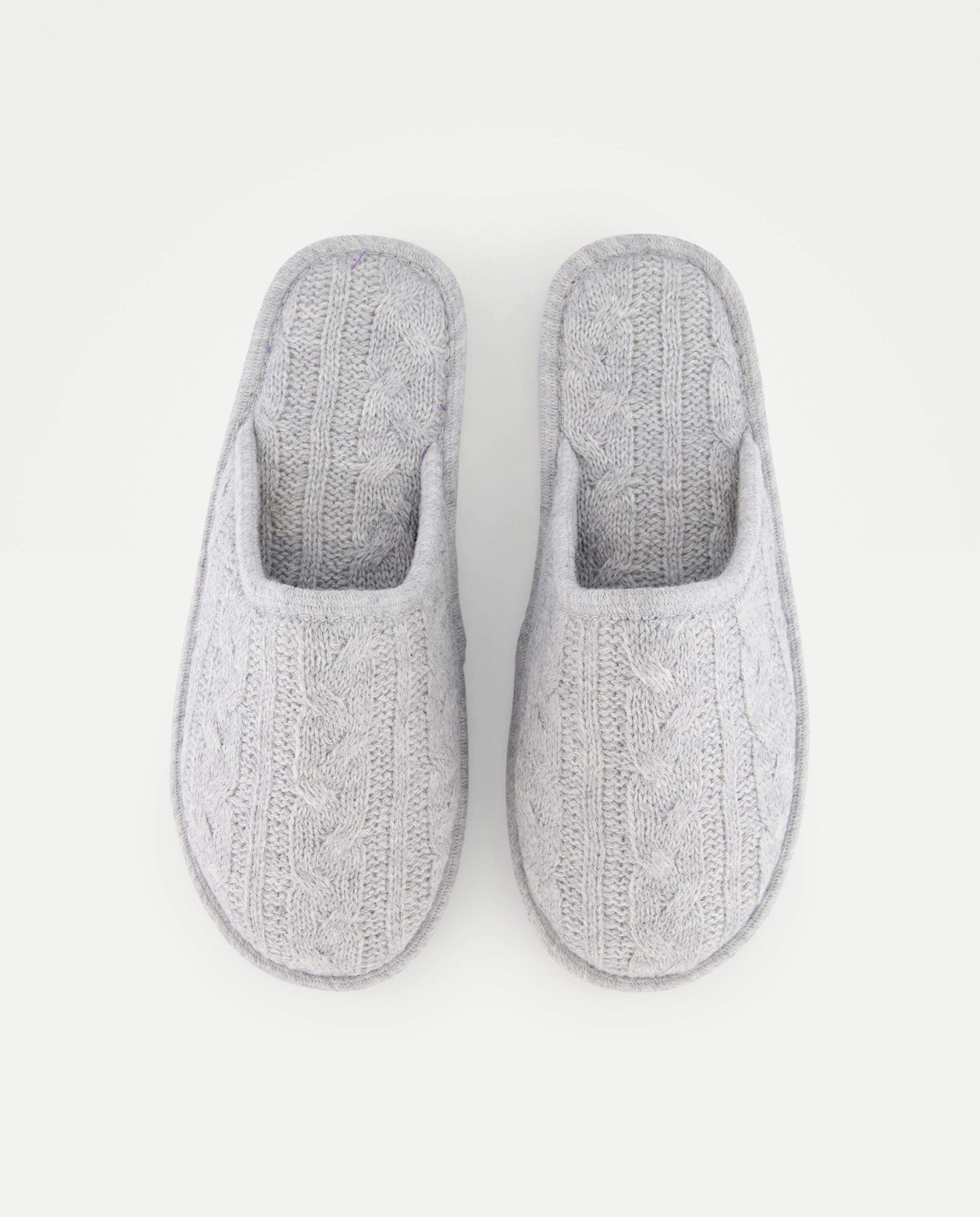 Zapatilla de mujer ochos Gris claro-4