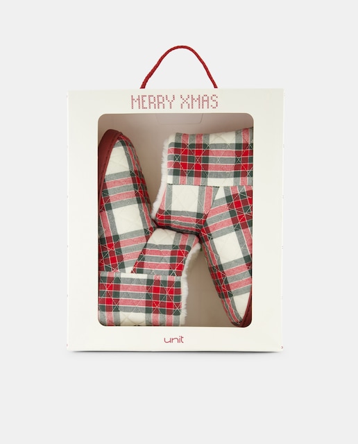 Imagen 0 de Zapatilla de mujer de cuadros