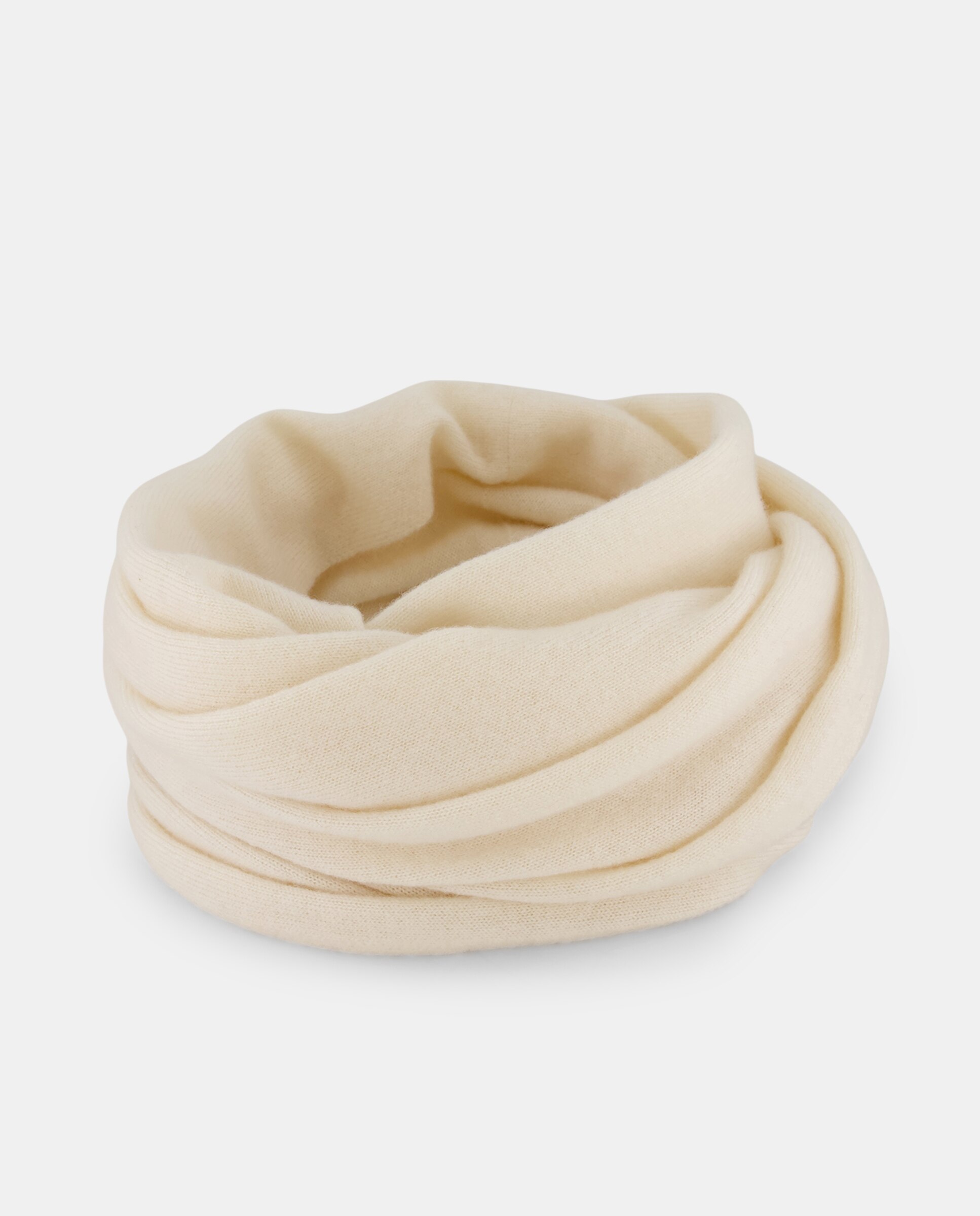 Bufanda de mujer 100% lana Beige-1