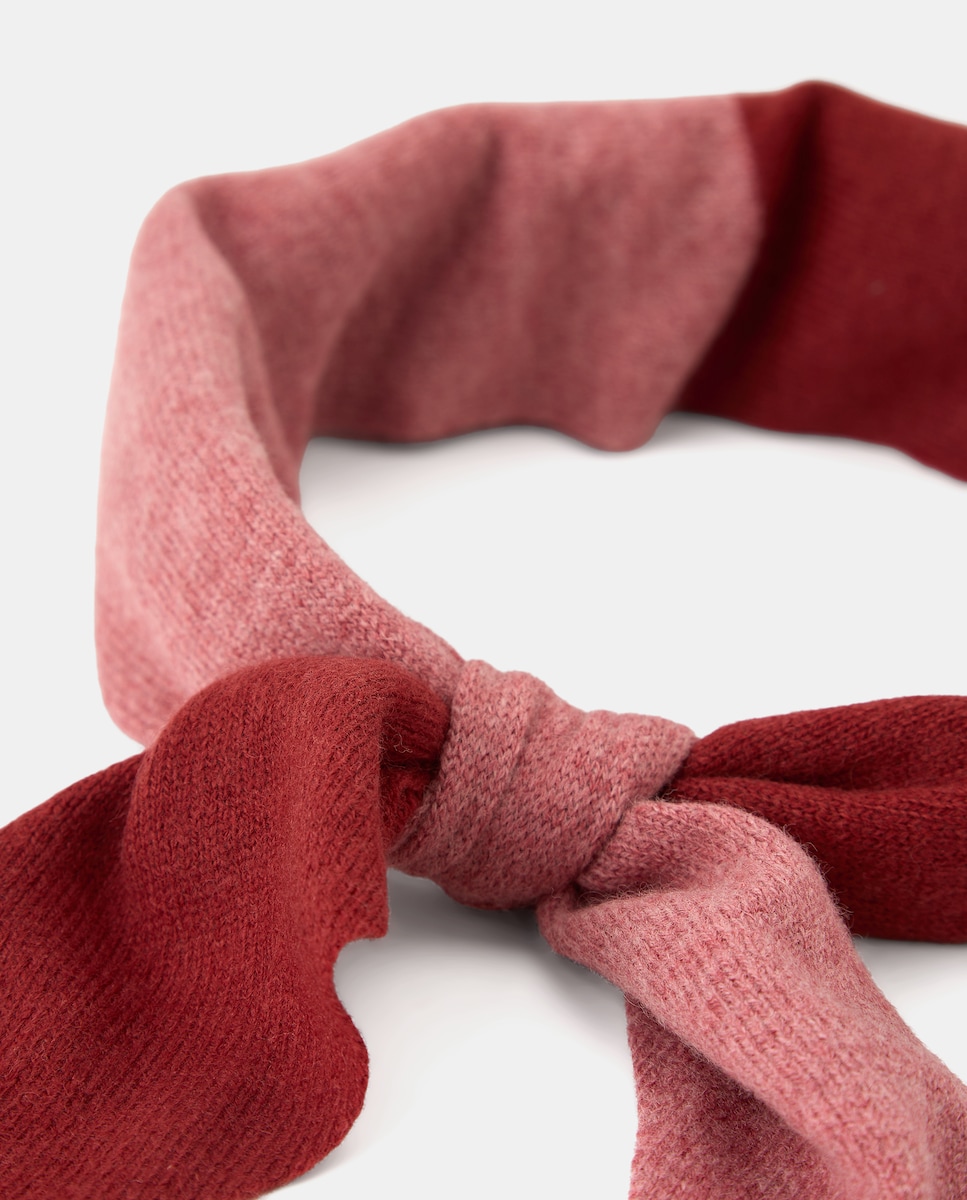 Bufanda de mujer cruzada Burdeos-2