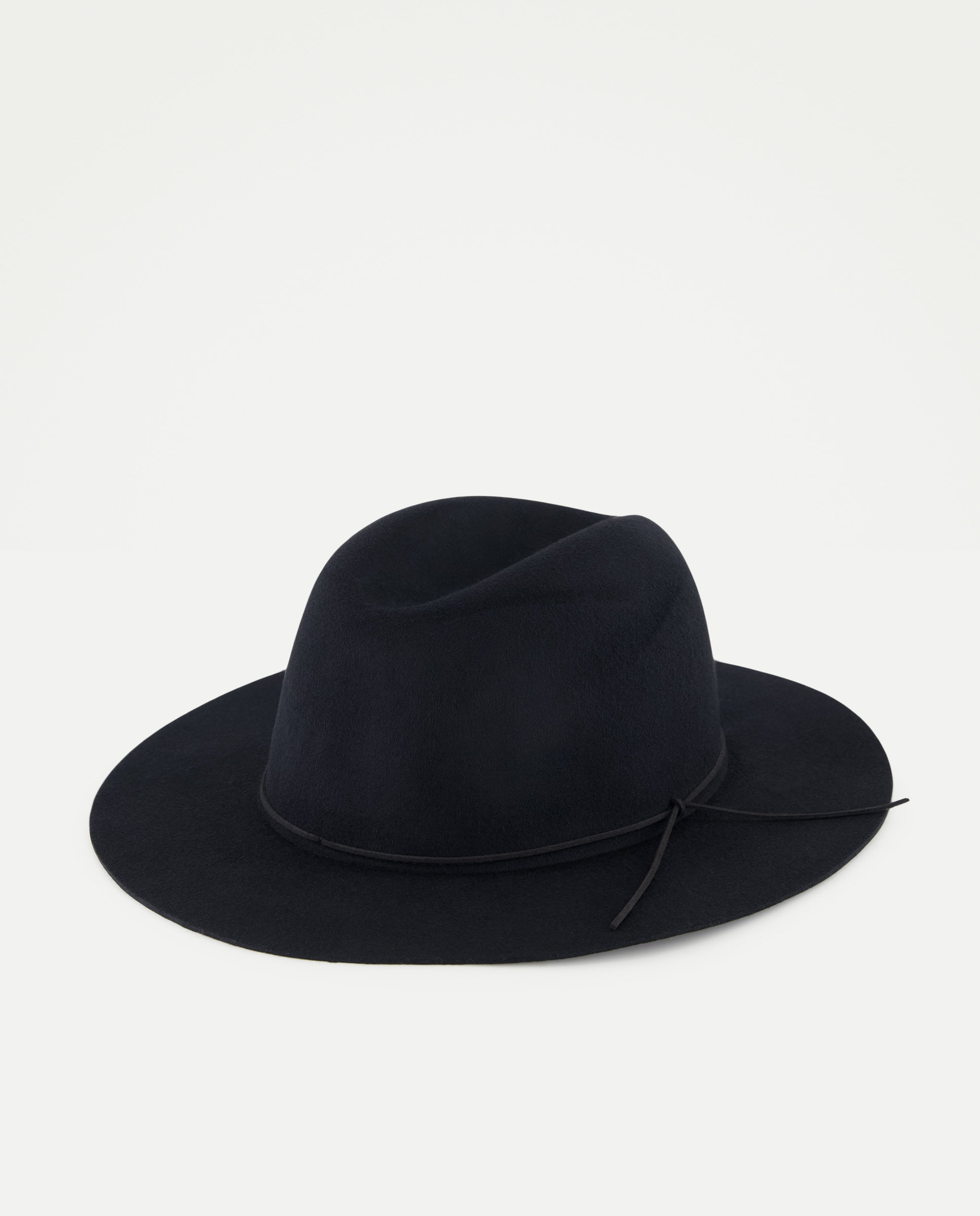 Sombrero mujer lana Negro-2