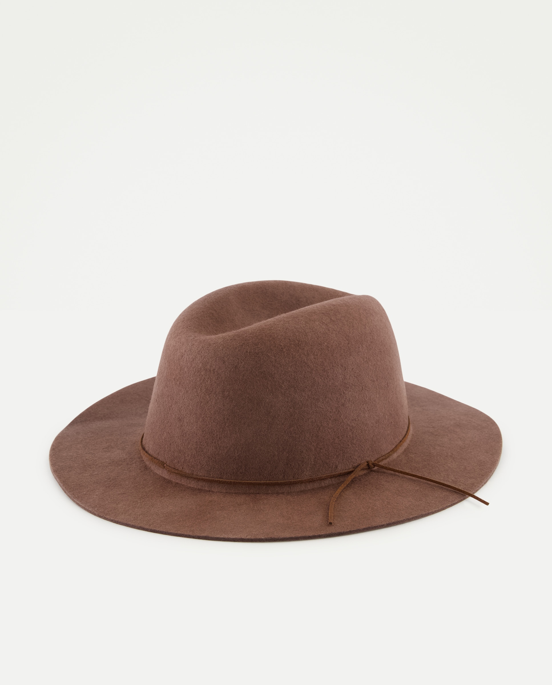 Sombrero mujer lana Marrón-2